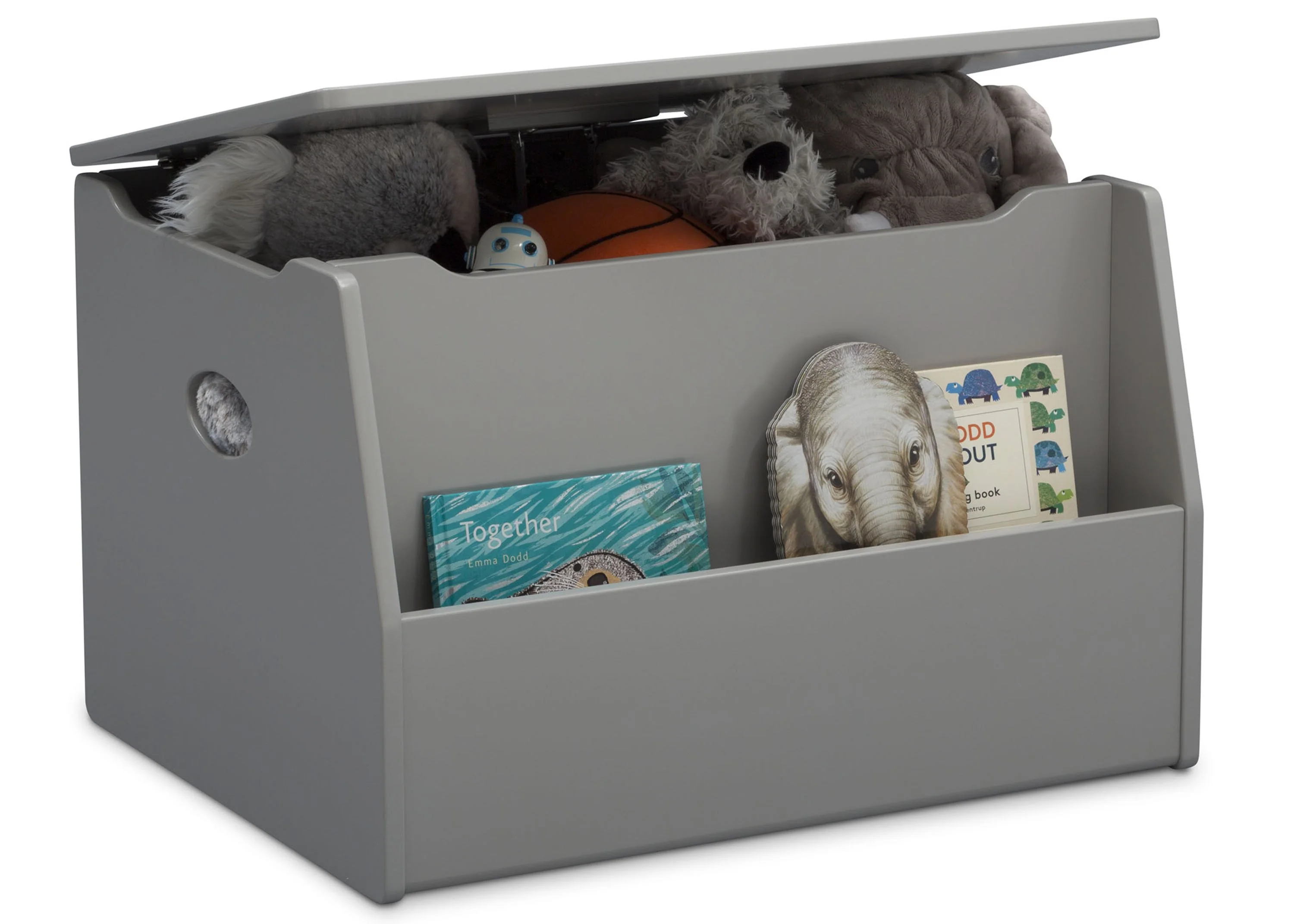 Classic Toy Box with Book Storage - Image 6
