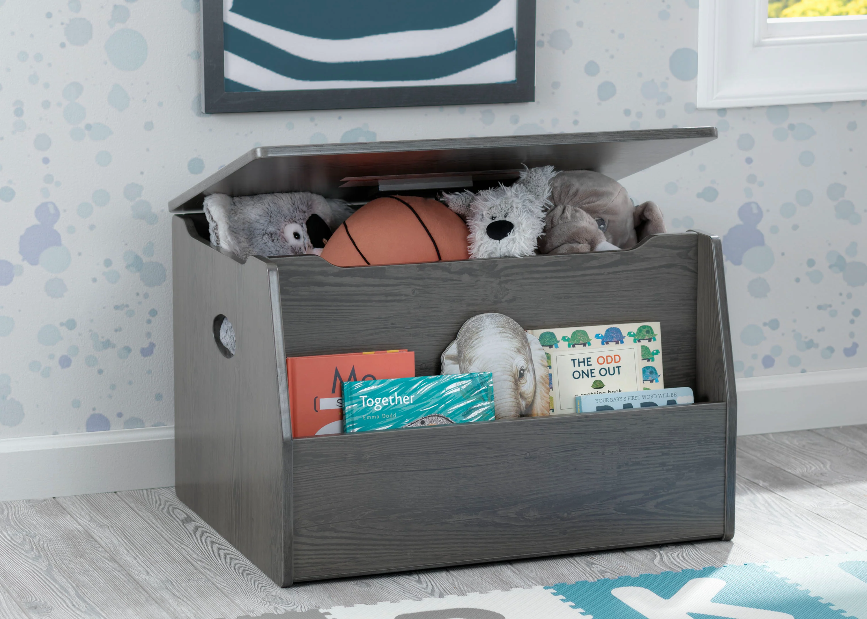 Classic Toy Box with Book Storage - Image 9