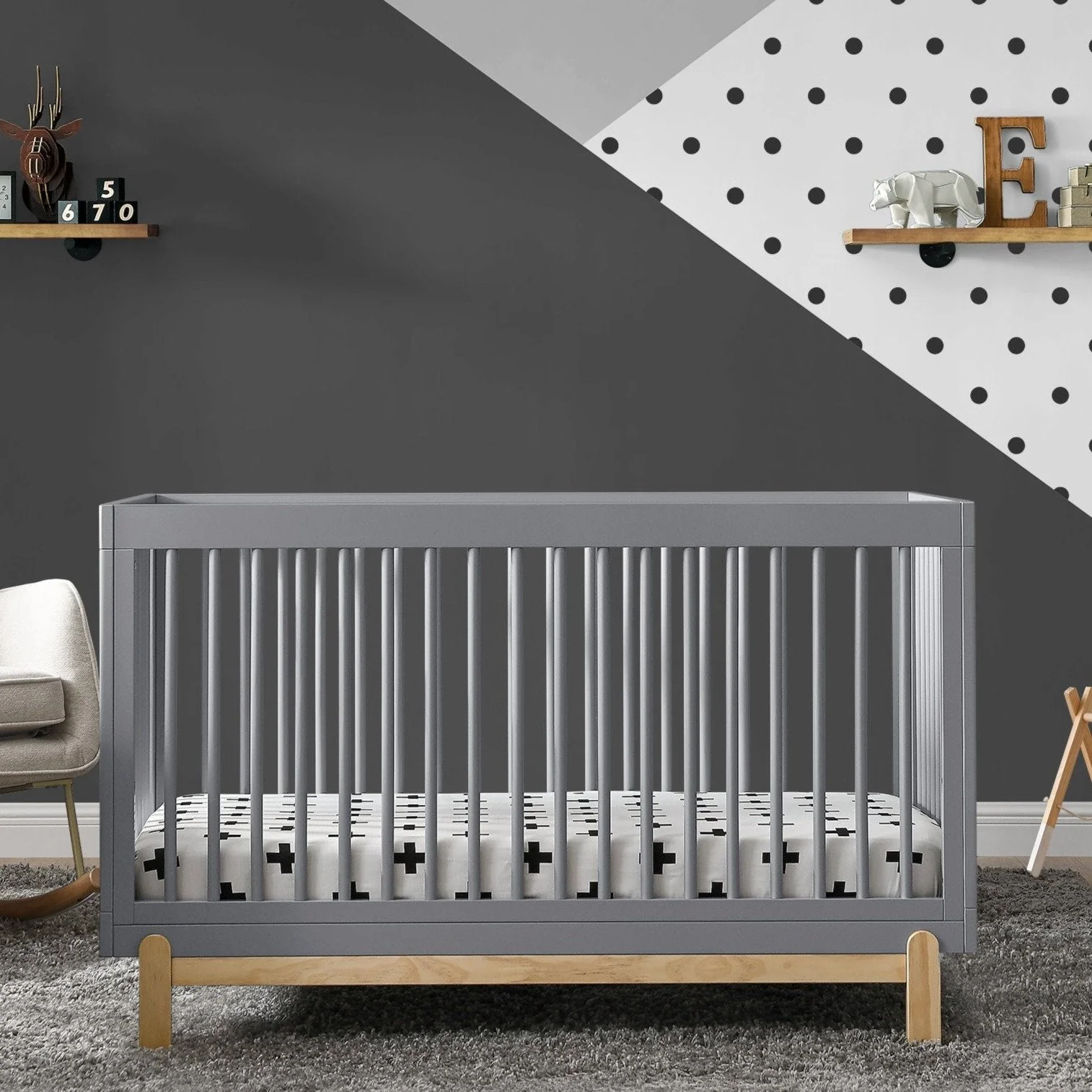 Poppy 4-in-1 Convertible Crib - Image 7