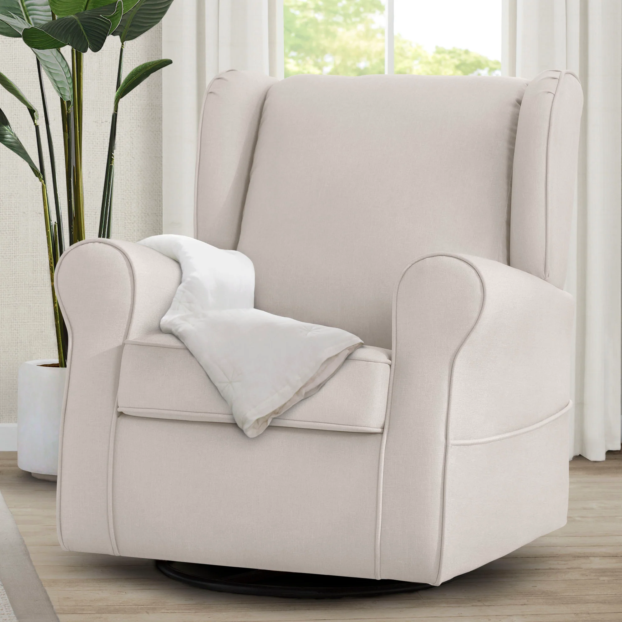 Reston Nursery Glider Swivel Rocker Chair - Image 15