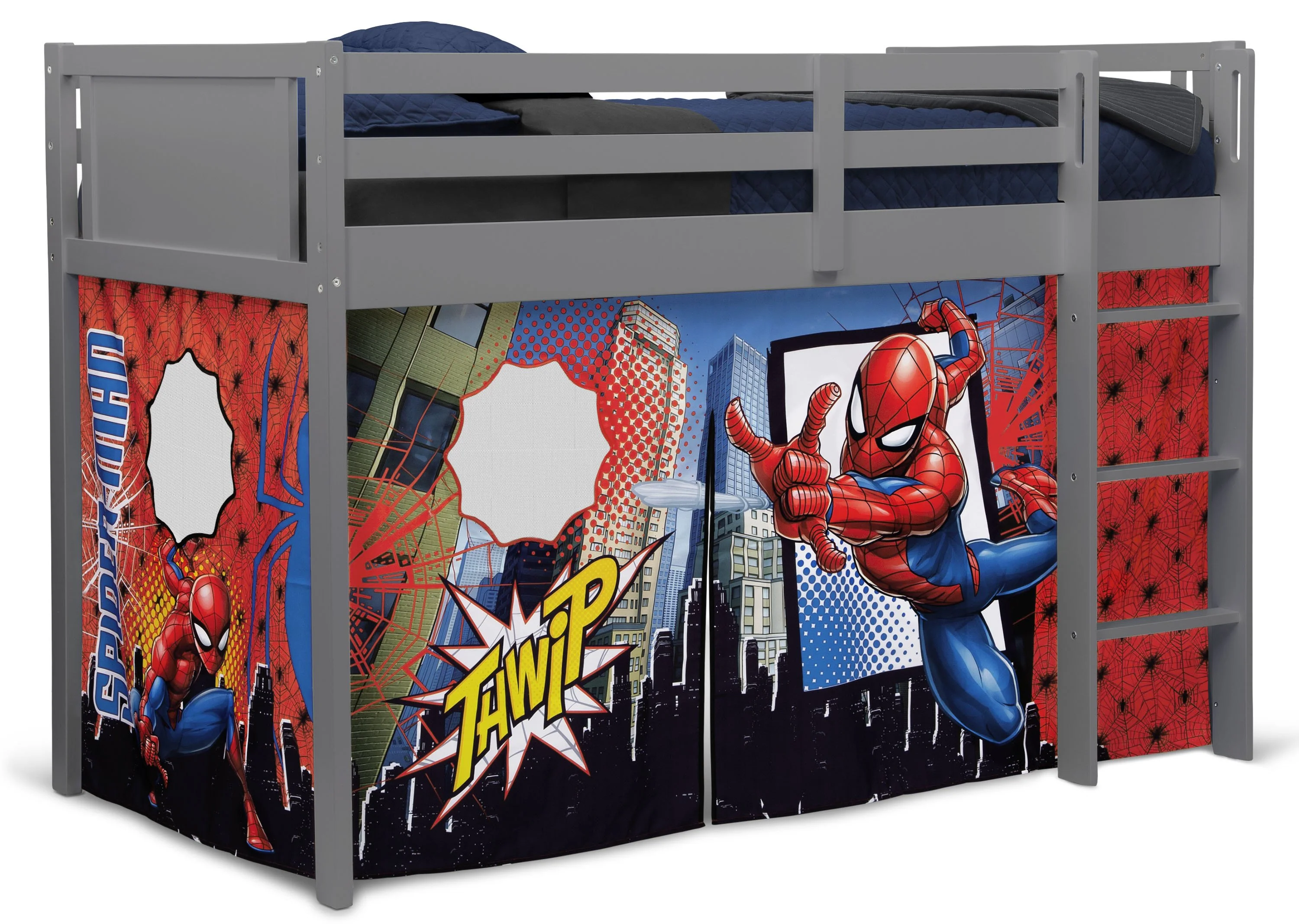 Spider-Man Loft Bed Tent - Curtain Set for Twin Loft Bed - Image 4
