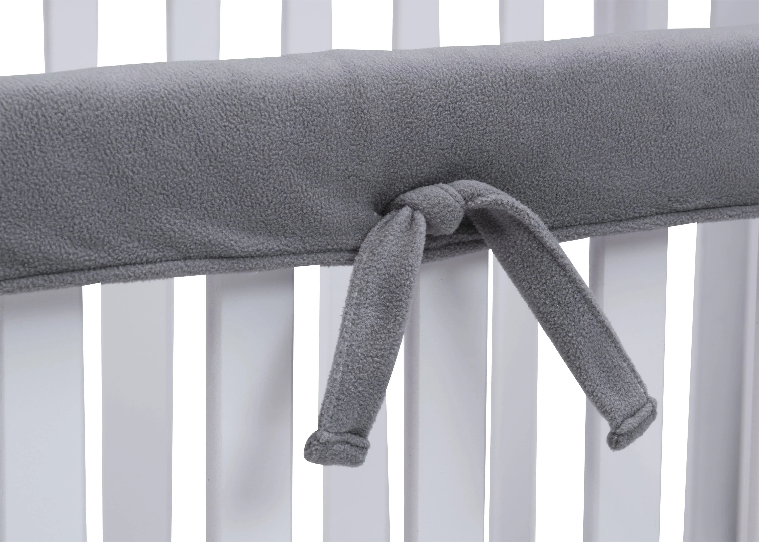 Waterproof Fleece Crib Rail Covers/Protectors for Short Side Rails, 2 Pack - Image 4