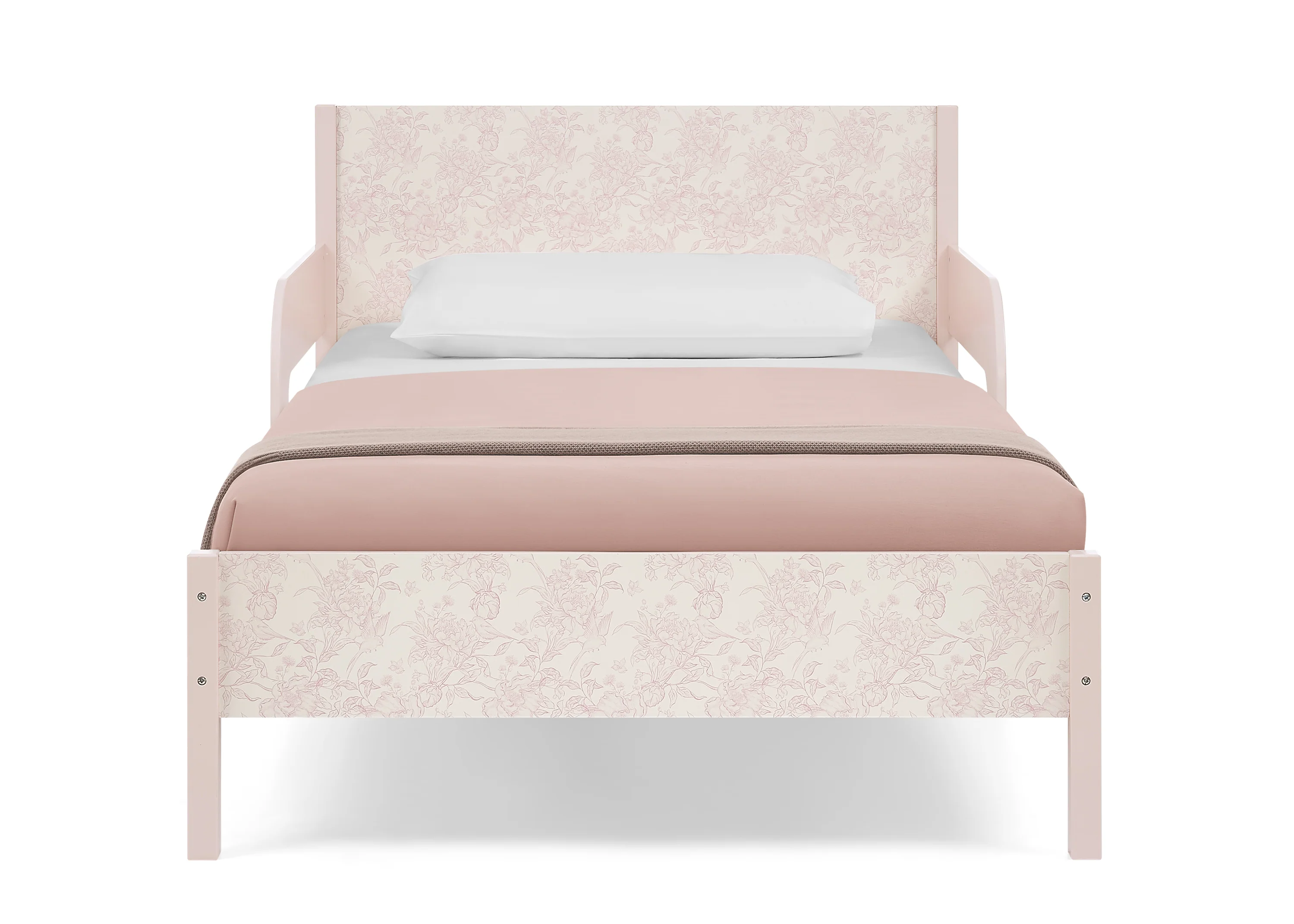 Cora Wood Twin Bed with Removable Guardrails - Image 36