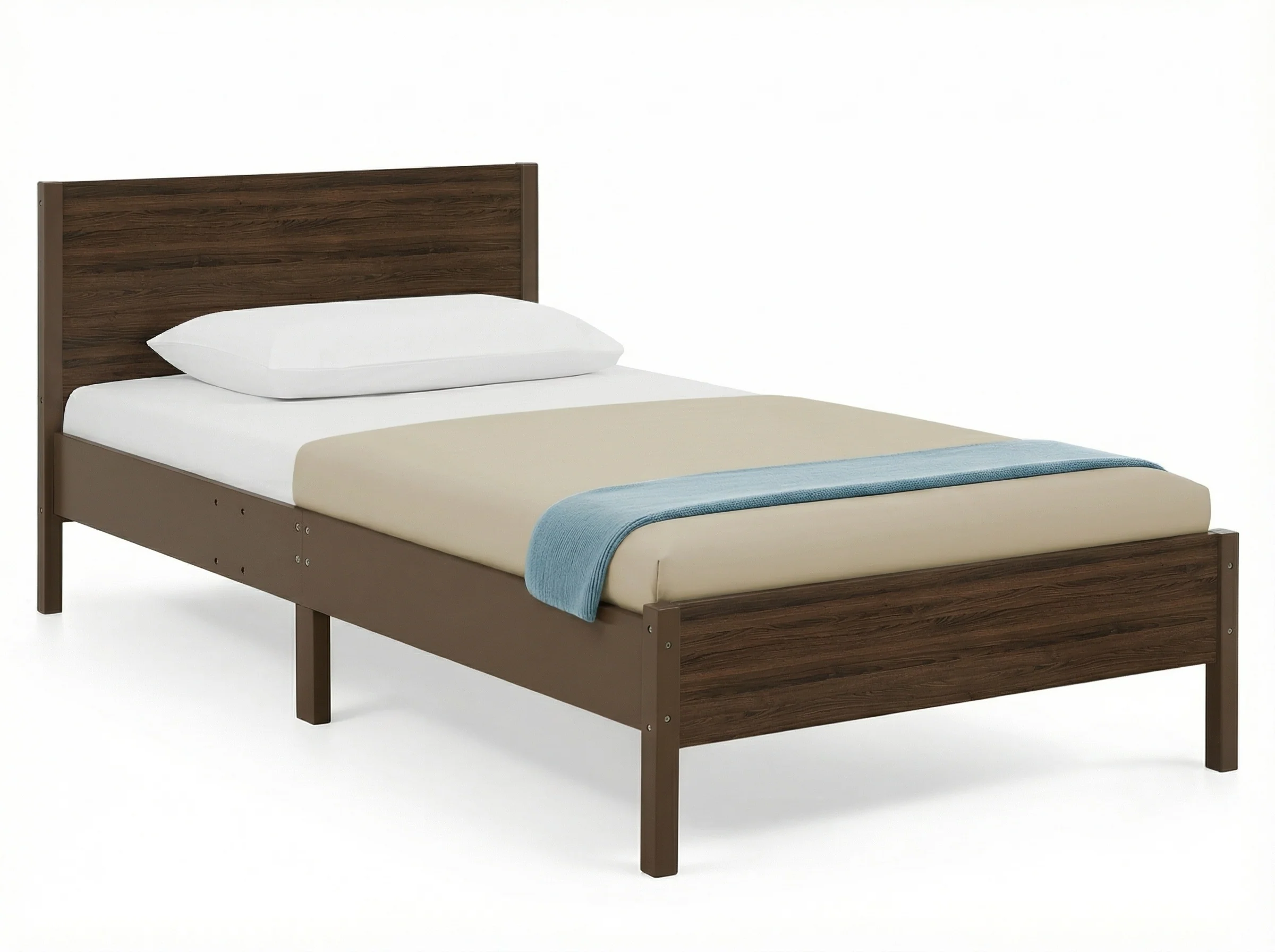 Cora Wood Twin Bed with Removable Guardrails - Image 48