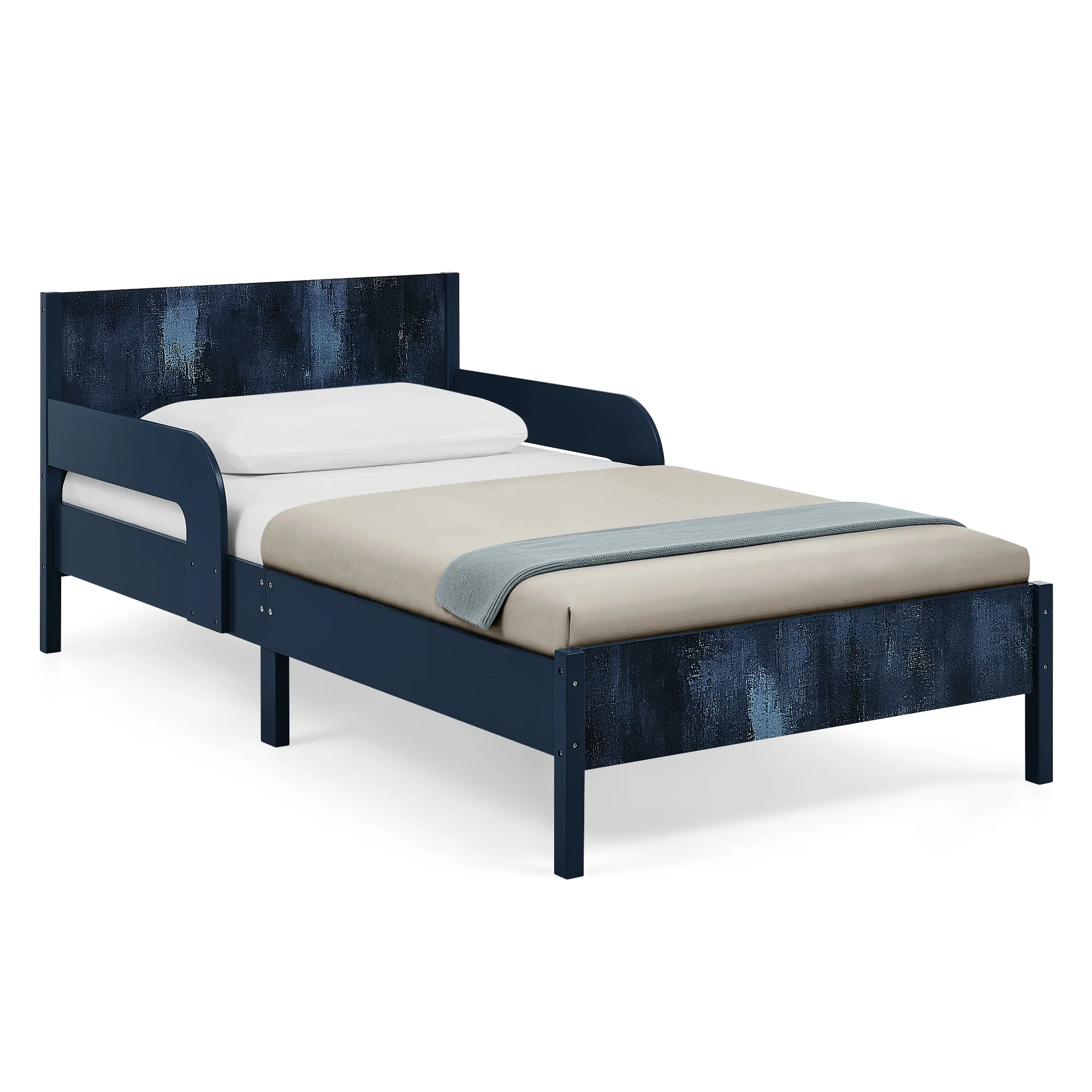 Cora Wood Twin Bed with Removable Guardrails - Image 65