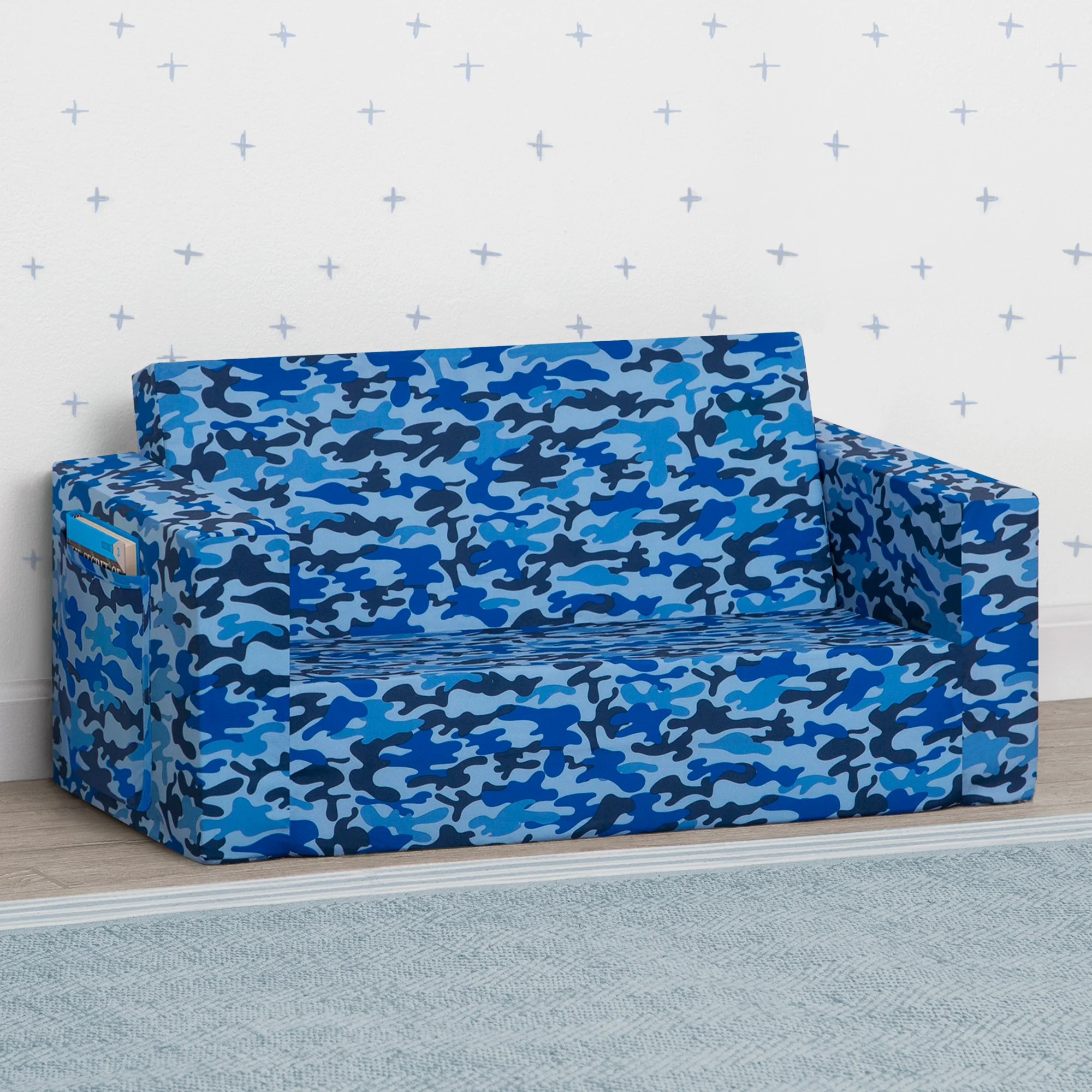 Cozee Flip-Out Sofa - 2-in-1 Convertible Sofa to Lounger for Kids - Image 5