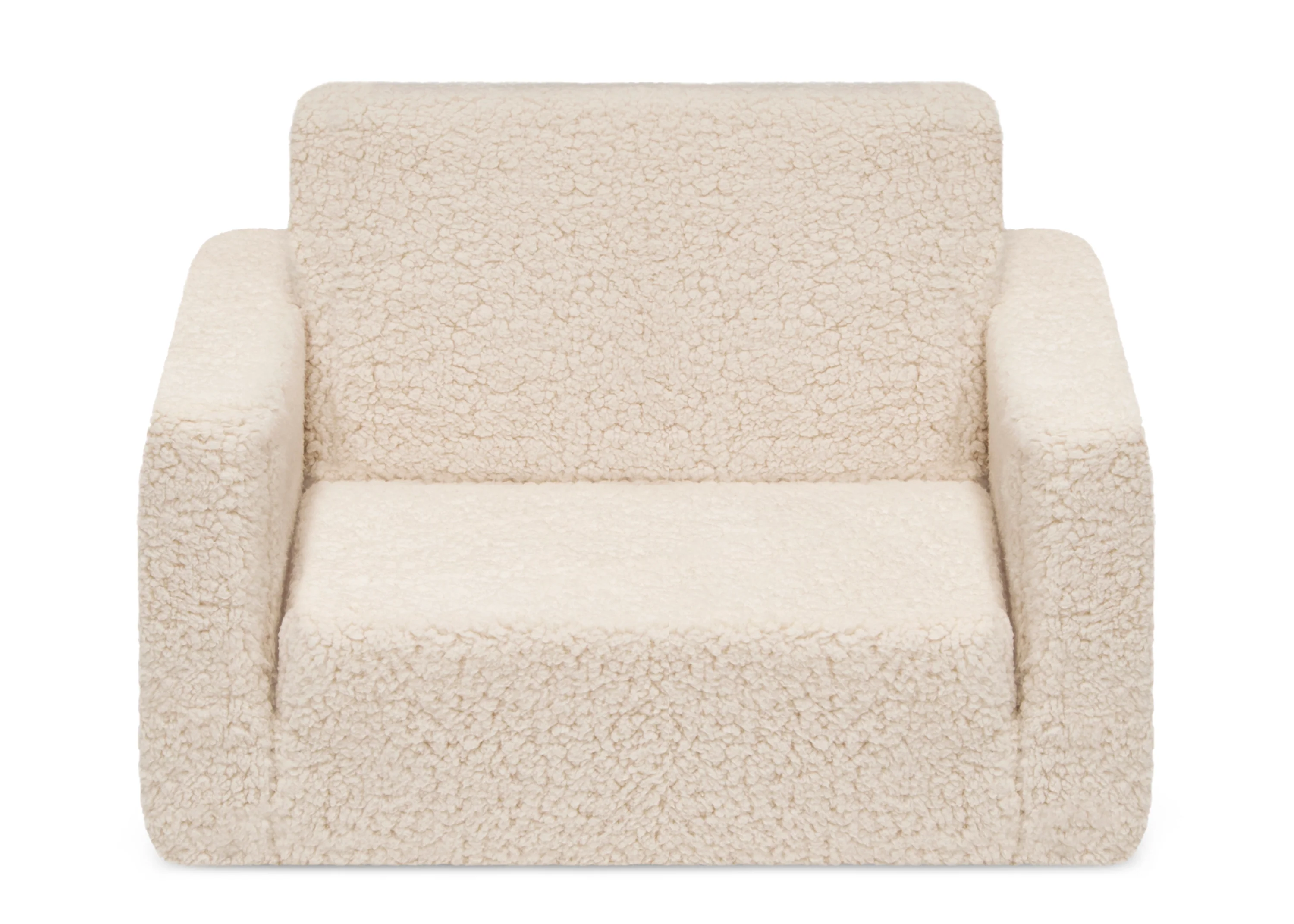 Cozee Flip-Out Sherpa 2-in-1 Convertible Chair to Lounger for Kids - Image 13