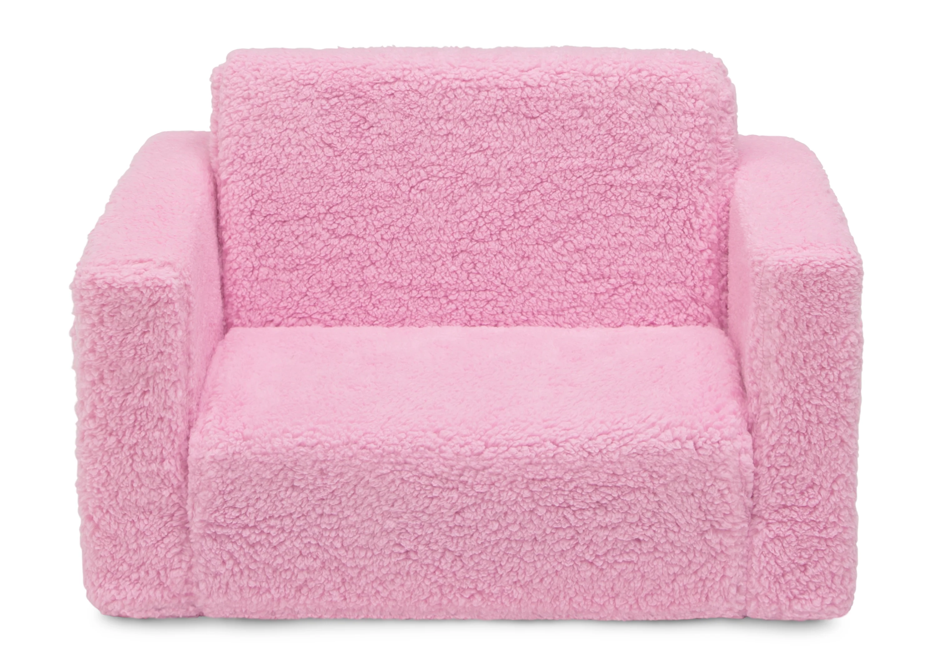 Cozee Flip-Out Sherpa 2-in-1 Convertible Chair to Lounger for Kids - Image 8