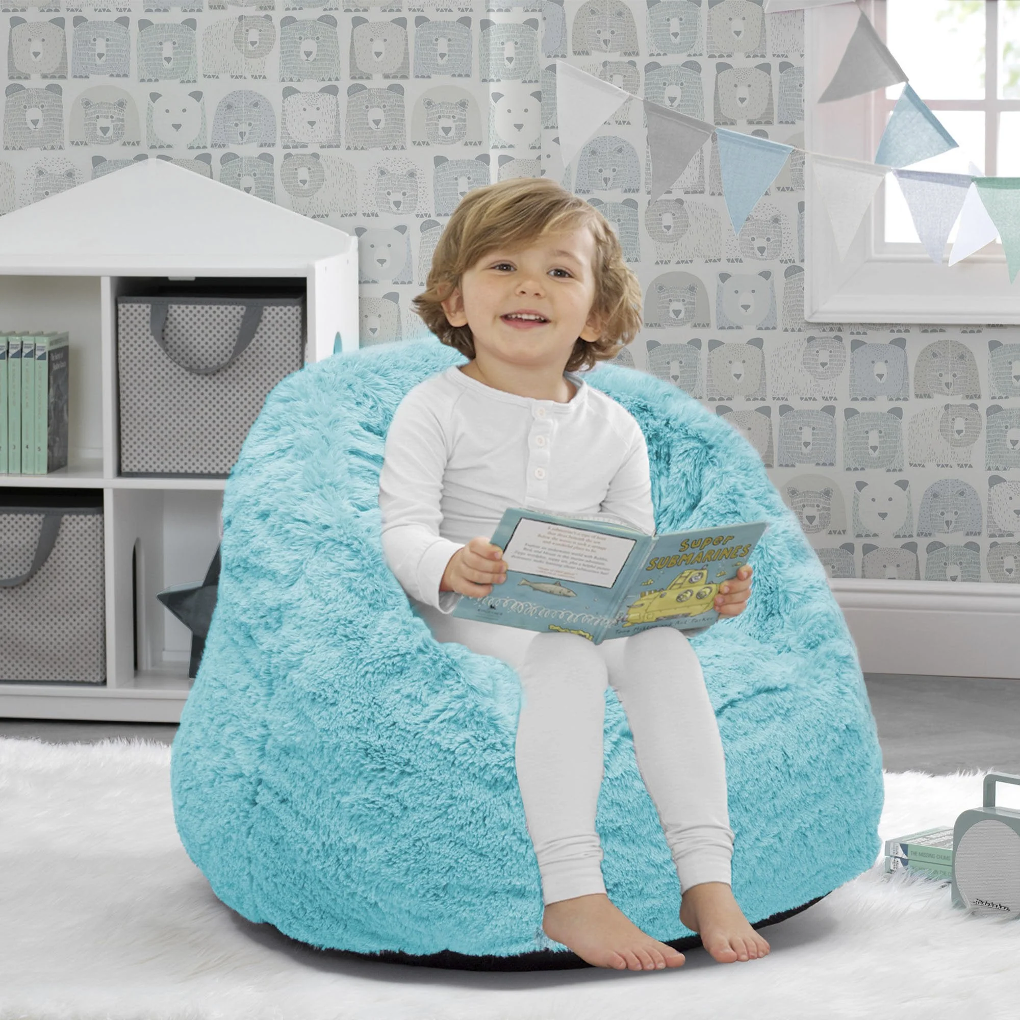 Cozee Fluffy Chair, Toddler Size (For Kids Up to 6 Years Old) - Image 9