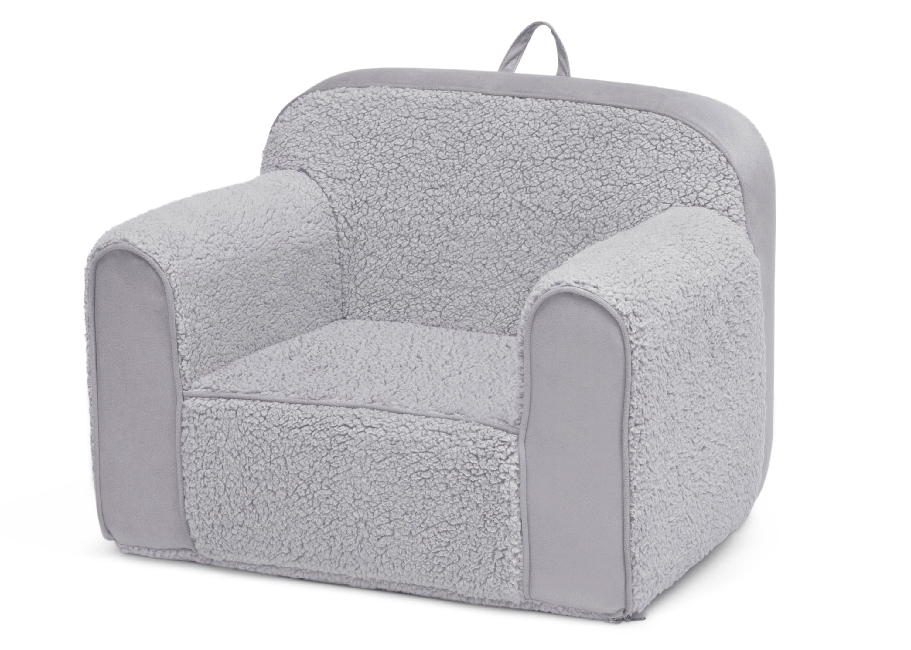 Cozee Sherpa and Suede Chair for Kids - Image 4