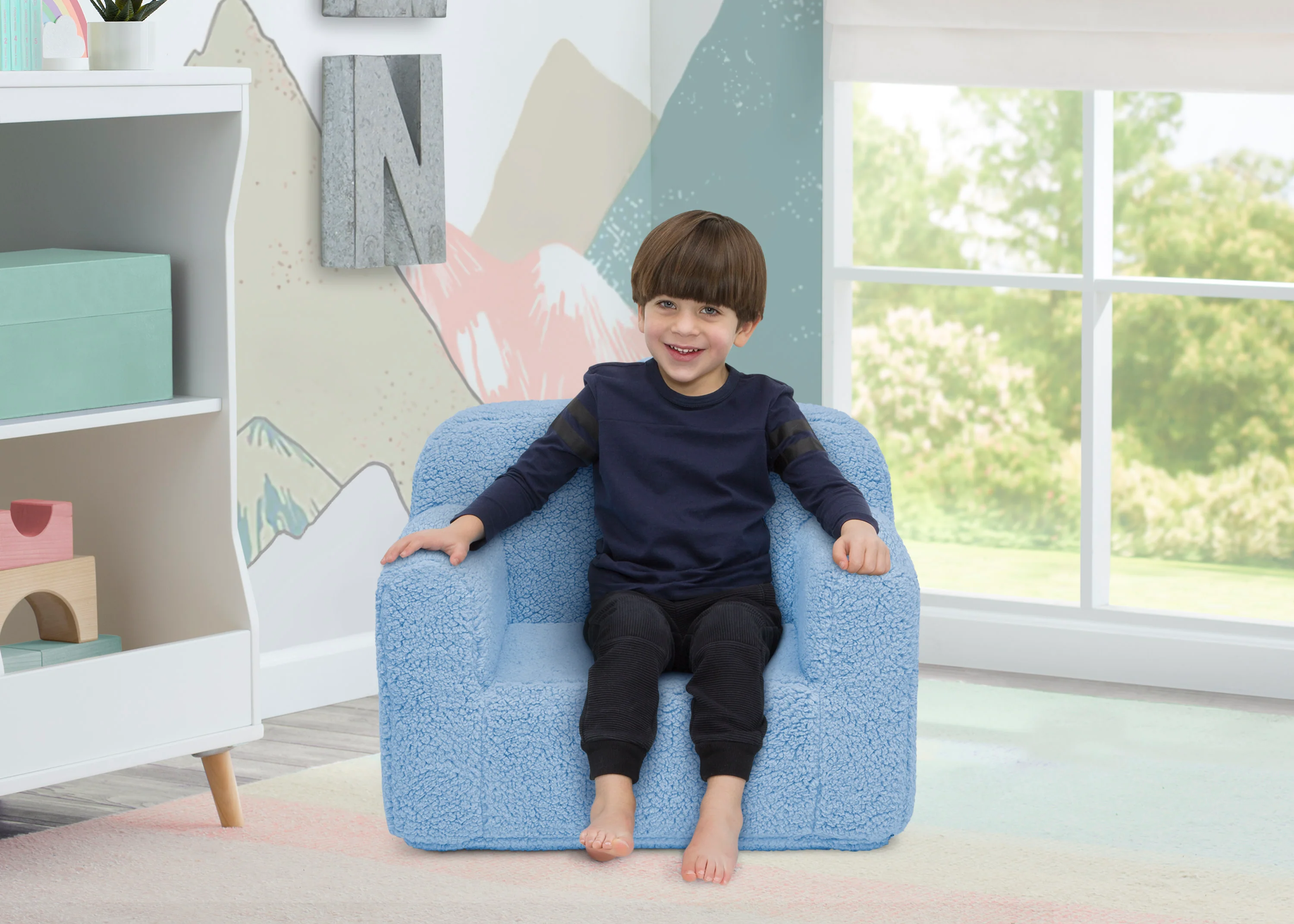 Cozee Sherpa Chair for Kids - Image 20