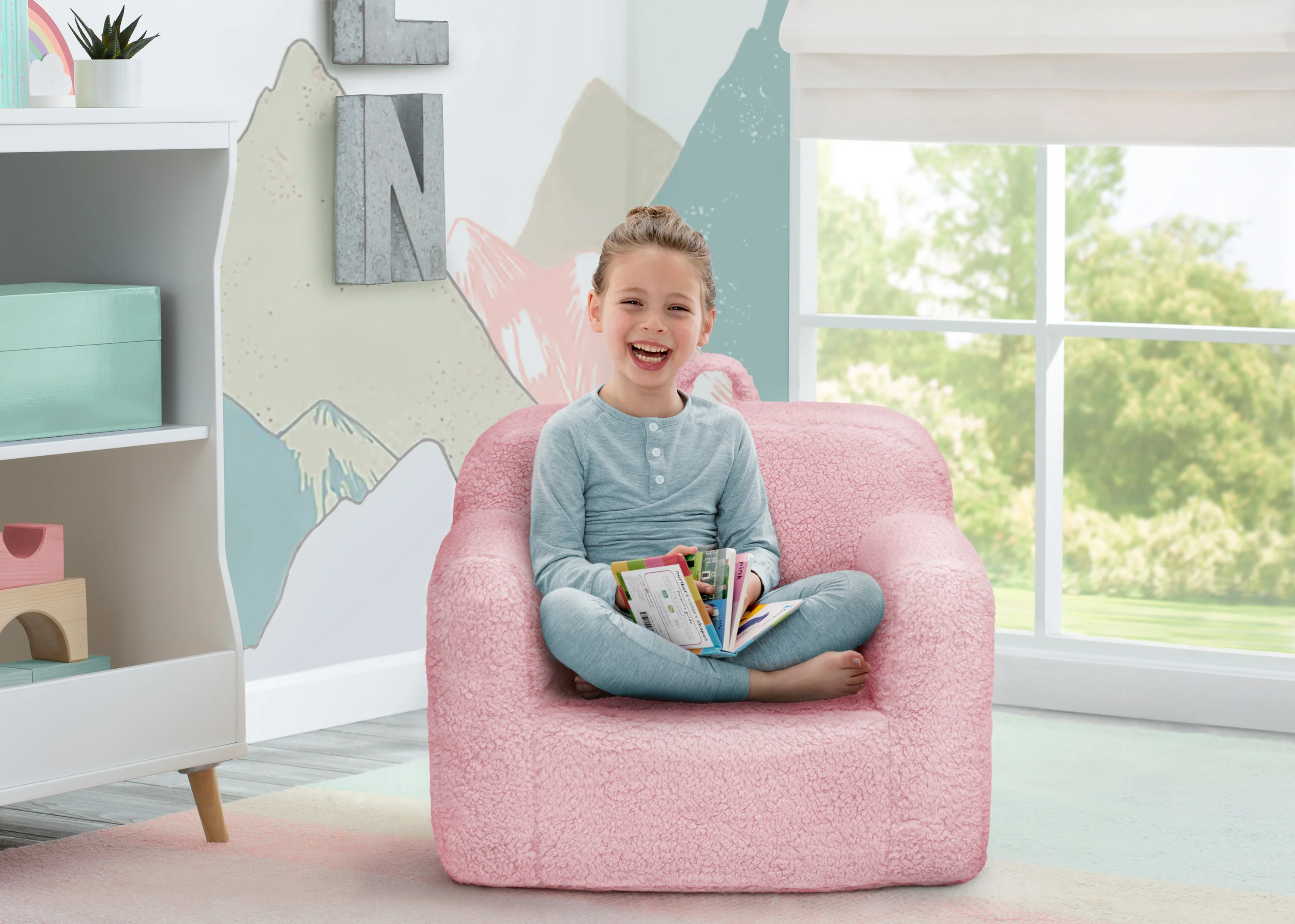 Cozee Sherpa Chair for Kids - Image 5