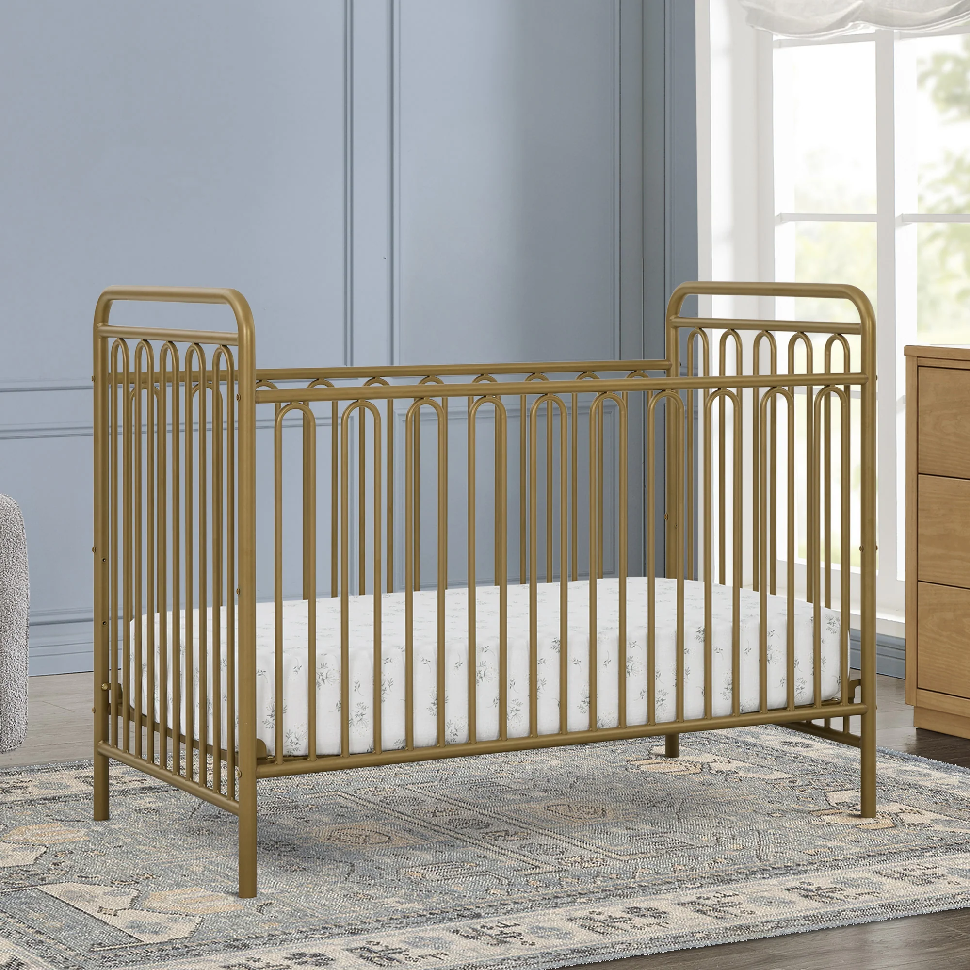 Darcy 4-in-1 Convertible Metal Crib - Image 31