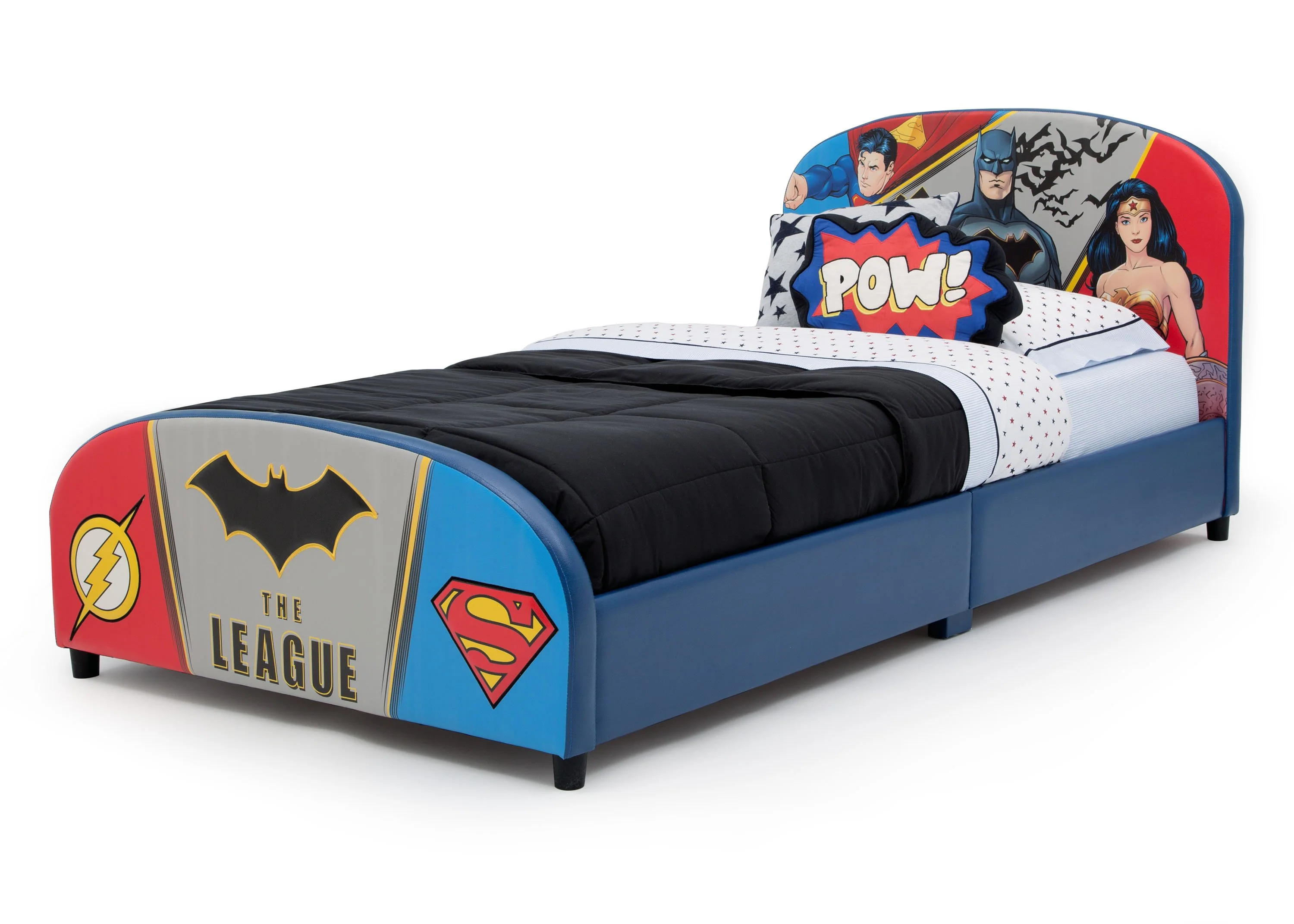 DC Comics Justice League Upholstered Twin Bed - Image 7