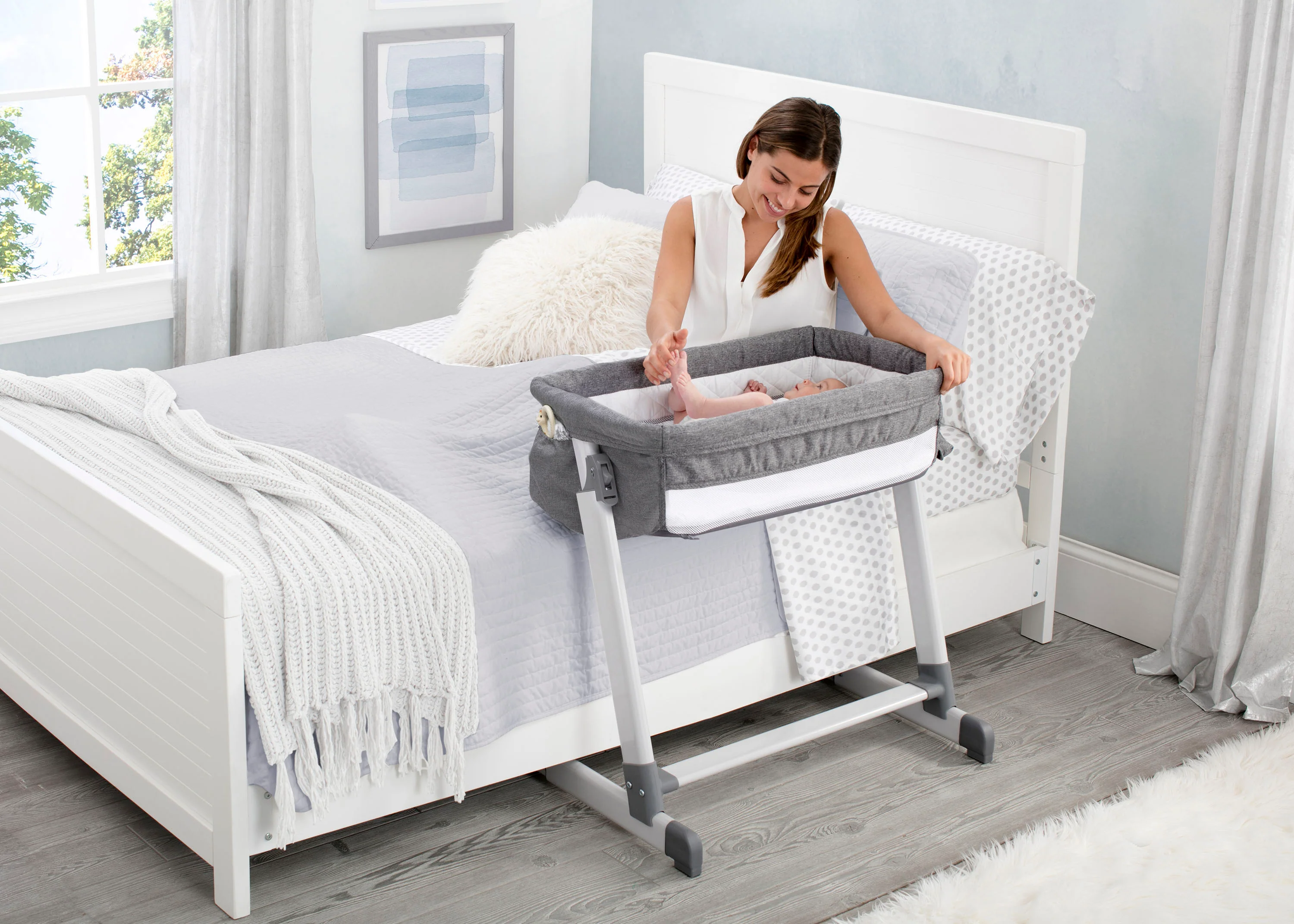 Simmons Kids® By the Bed City Sleeper Bassinet