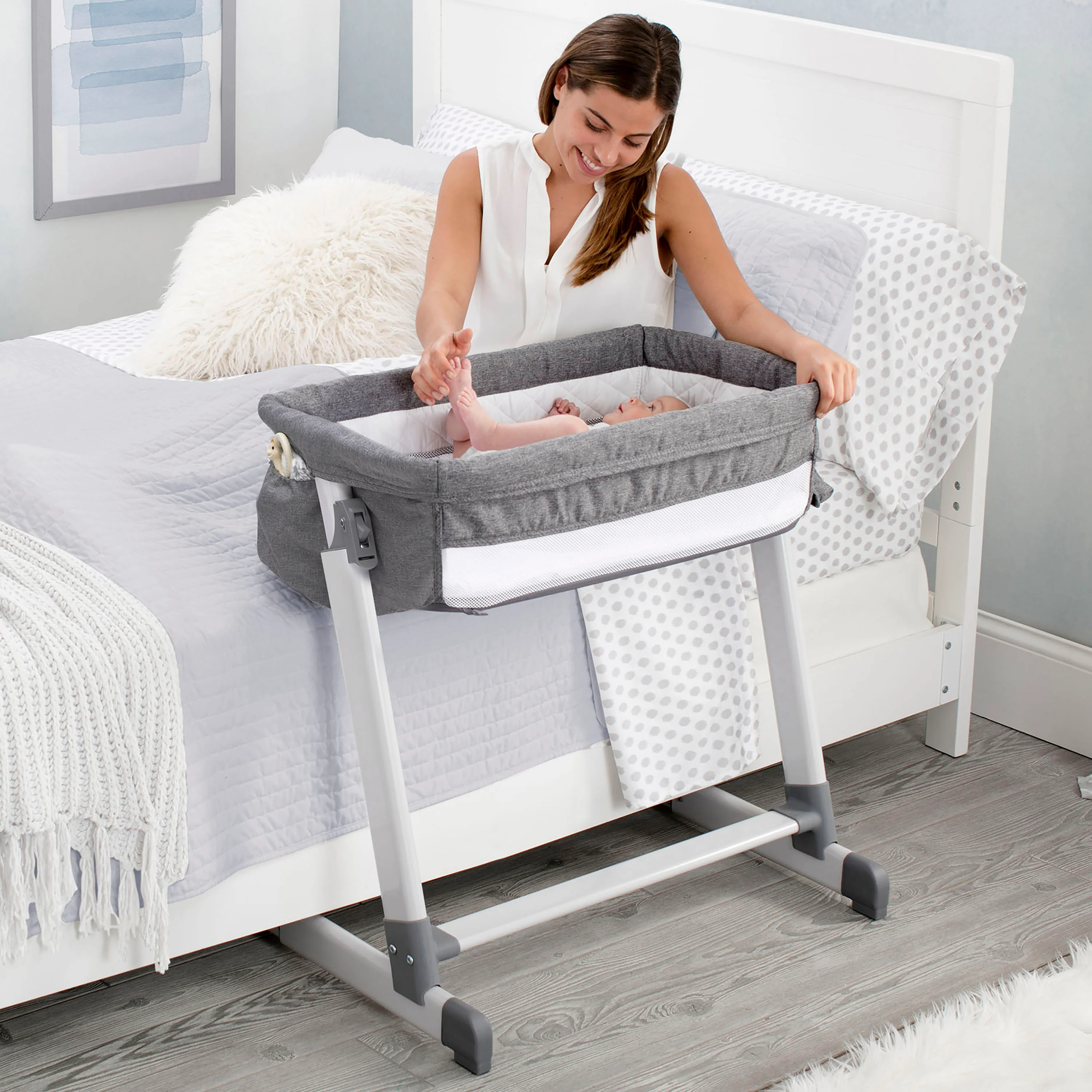 Simmons Kids® By the Bed City Sleeper Bassinet - Image 9