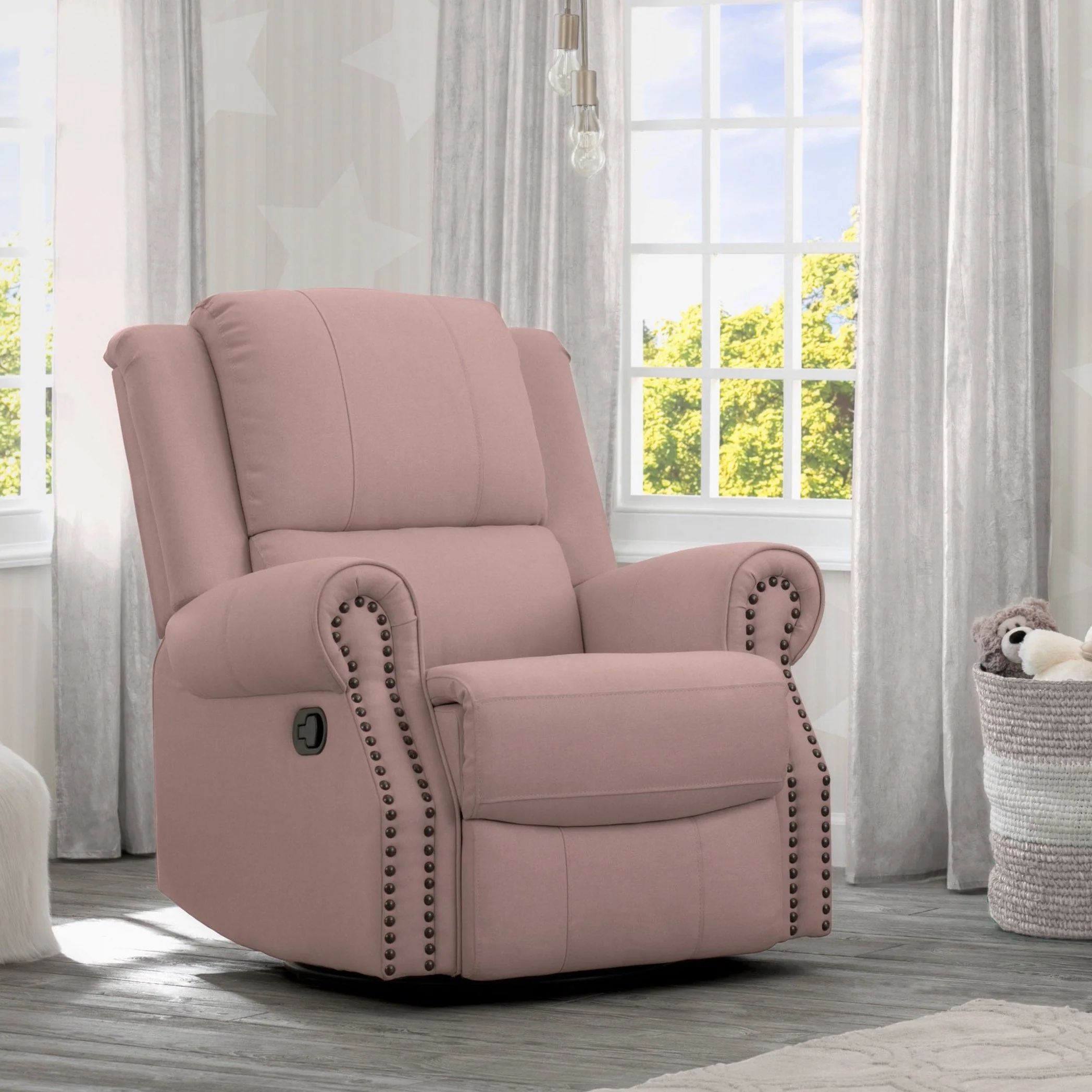 Dexter Nursery Recliner Swivel Glider Chair - Image 16