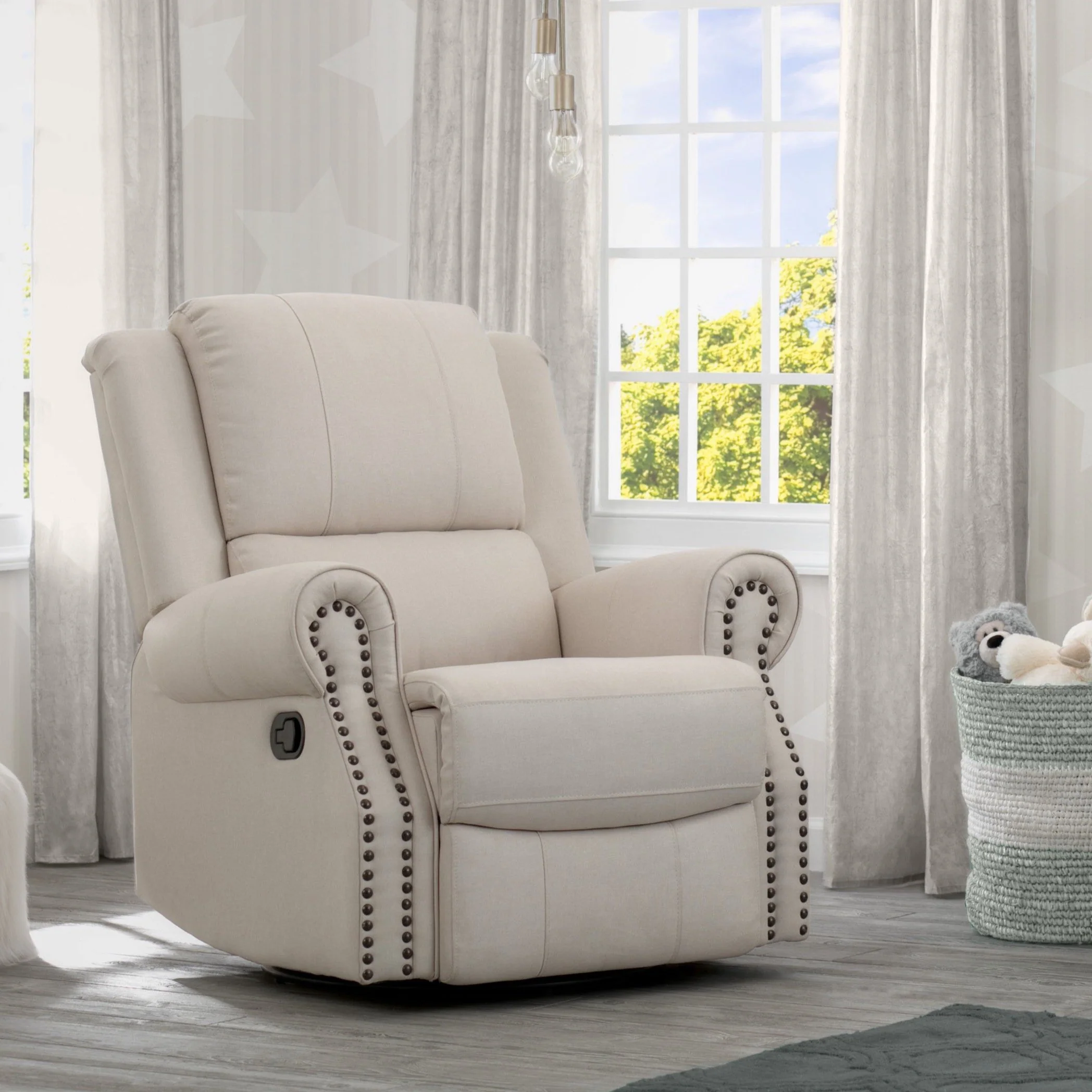 Dexter Nursery Recliner Swivel Glider Chair - Image 17
