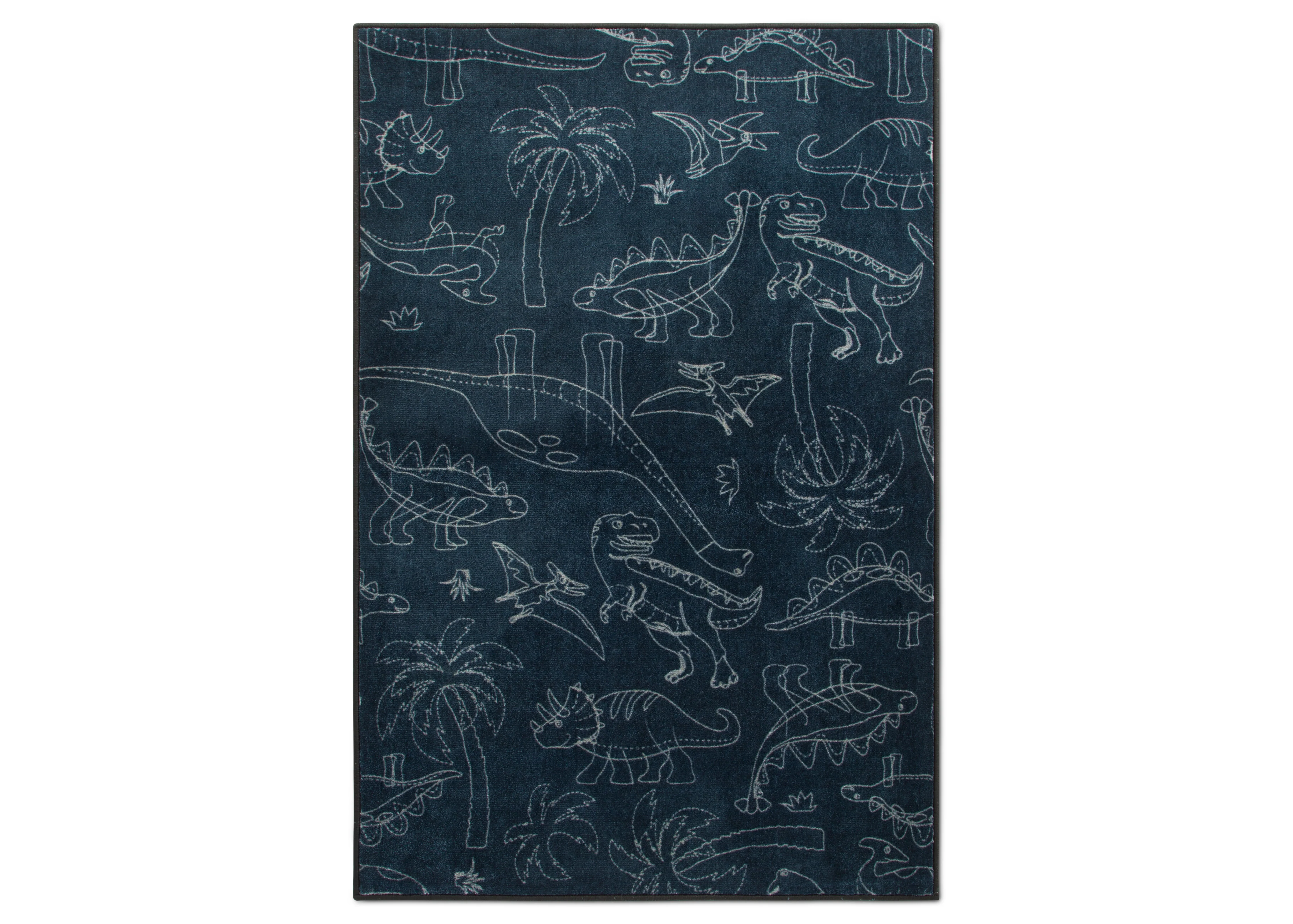 Dinosaur Rectangle Area Rug for Kids, 39-Inch x 59-Inch - Image 2