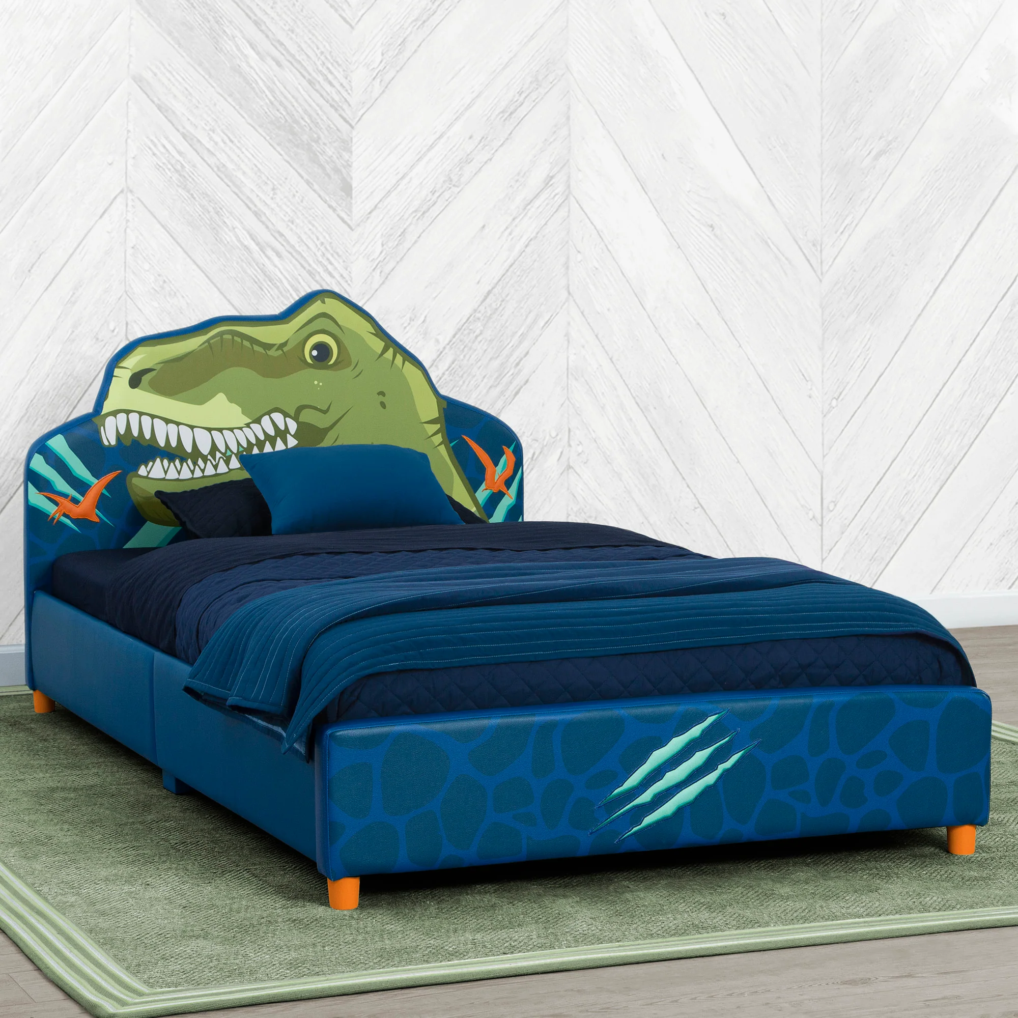 Dinosaur Upholstered Twin Bed - Image 4