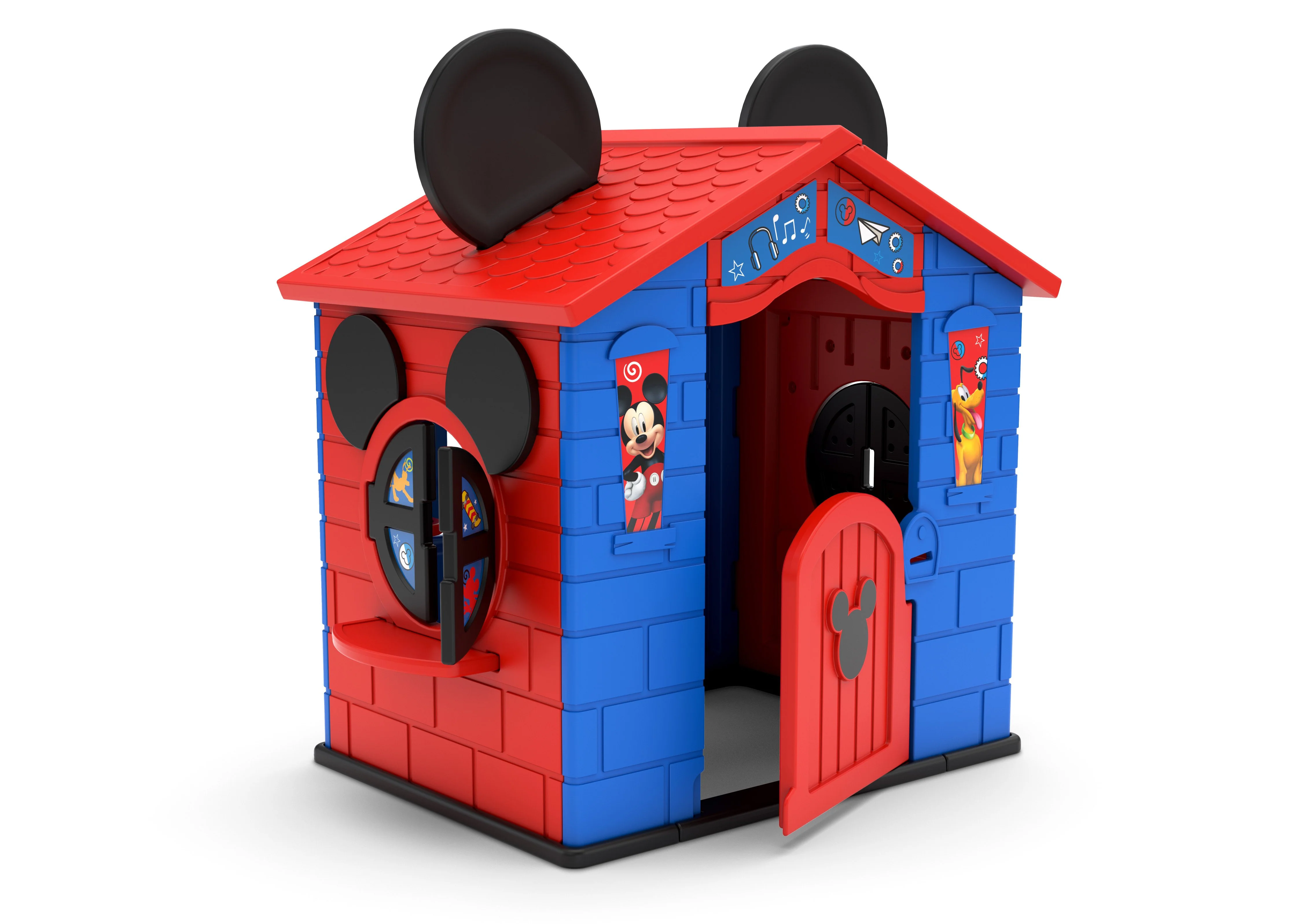 Mickey Mouse Plastic Indoor/Outdoor Playhouse with Easy Assembly - Image 4