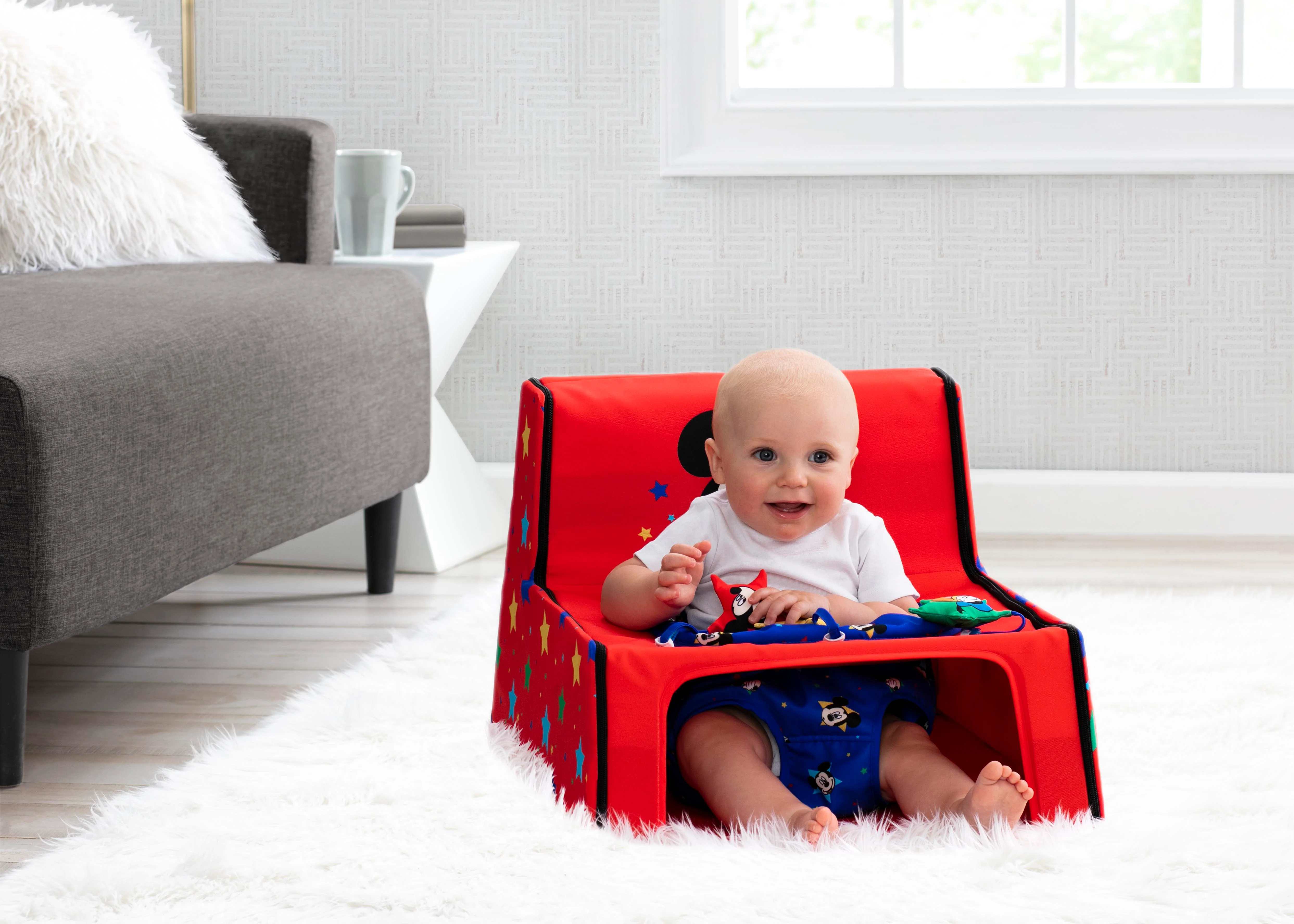 Mickey Mouse Sit N Play Portable Activity Seat for Babies - Image 2