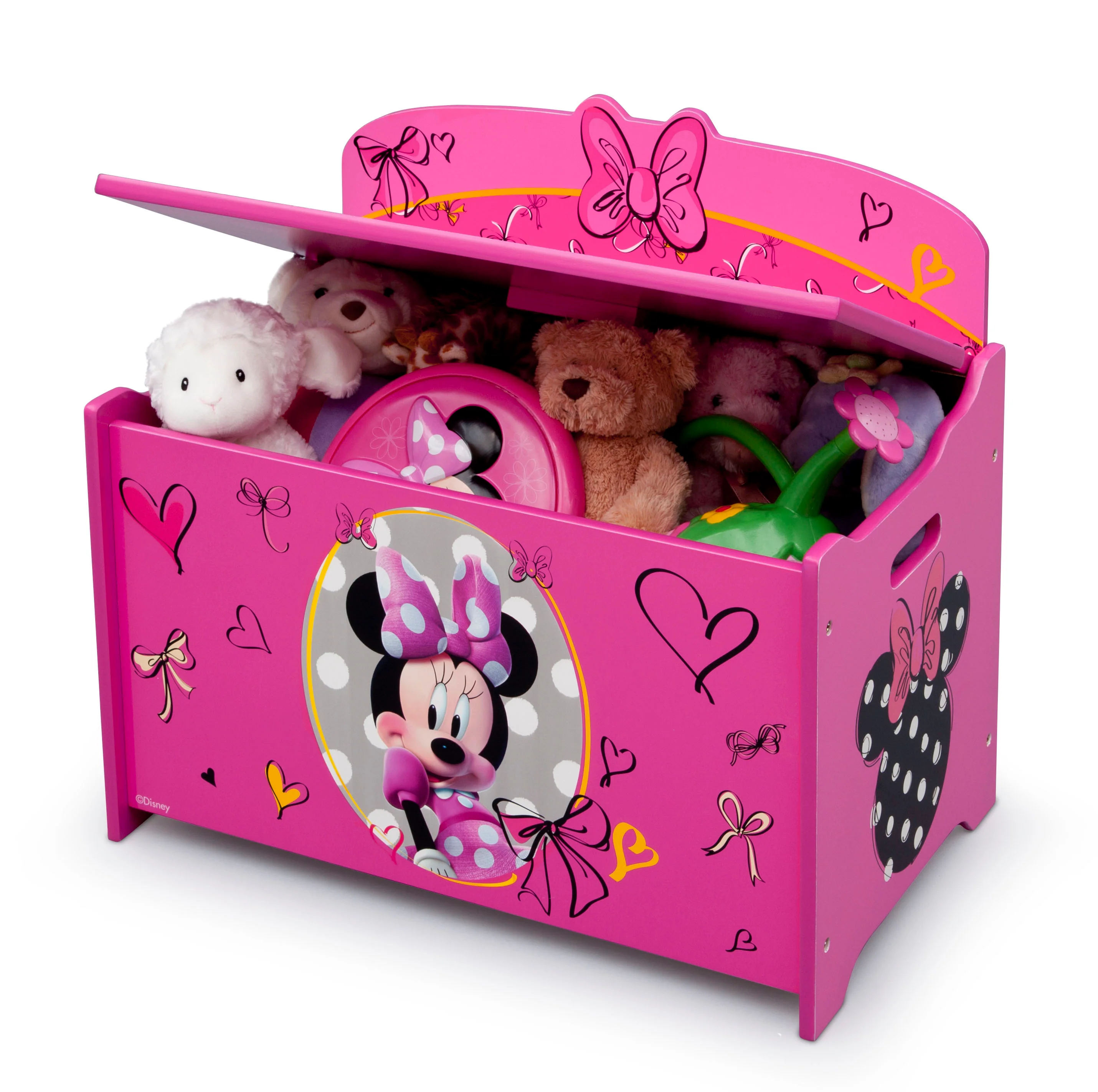 Disney Minnie Mouse 2-Piece Toddler Bedroom Set - Includes Toddler Bed and Deluxe Toy Box - Image 3