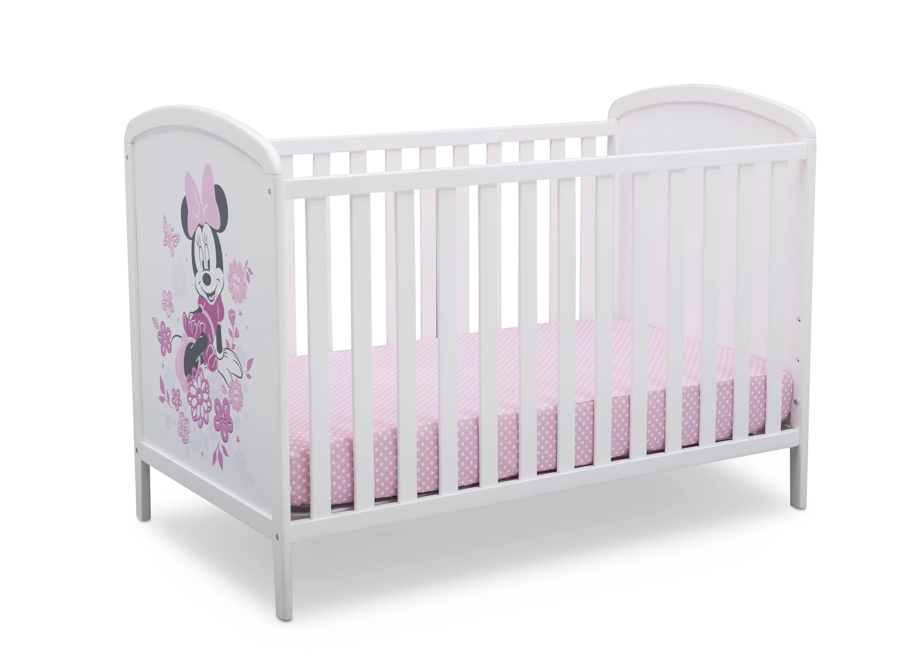 Disney Minnie Mouse 3-in-1 Convertible Baby Crib - Image 4
