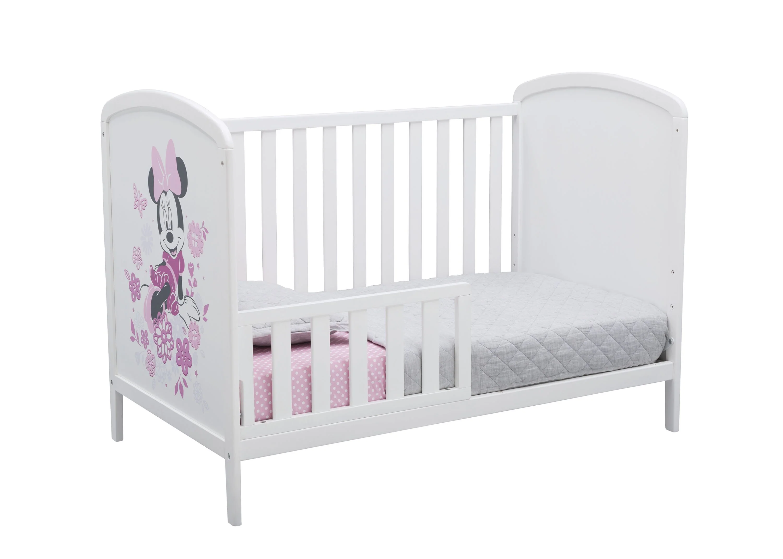 Disney Minnie Mouse 3-in-1 Convertible Baby Crib - Image 5