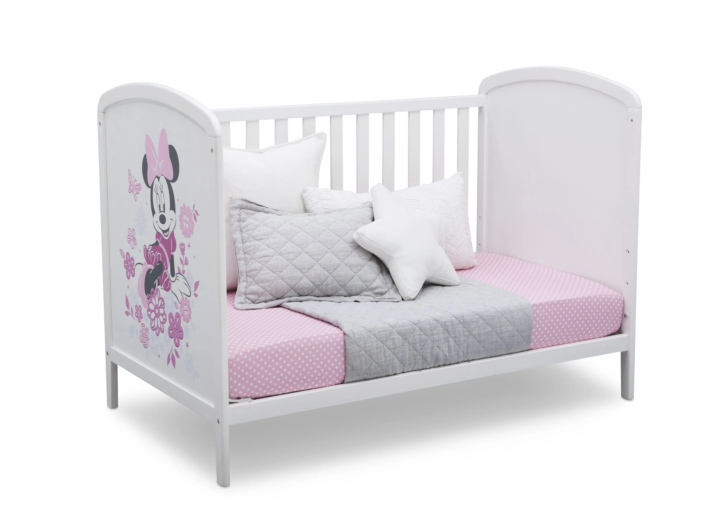 Disney Minnie Mouse 3-in-1 Convertible Baby Crib - Image 6