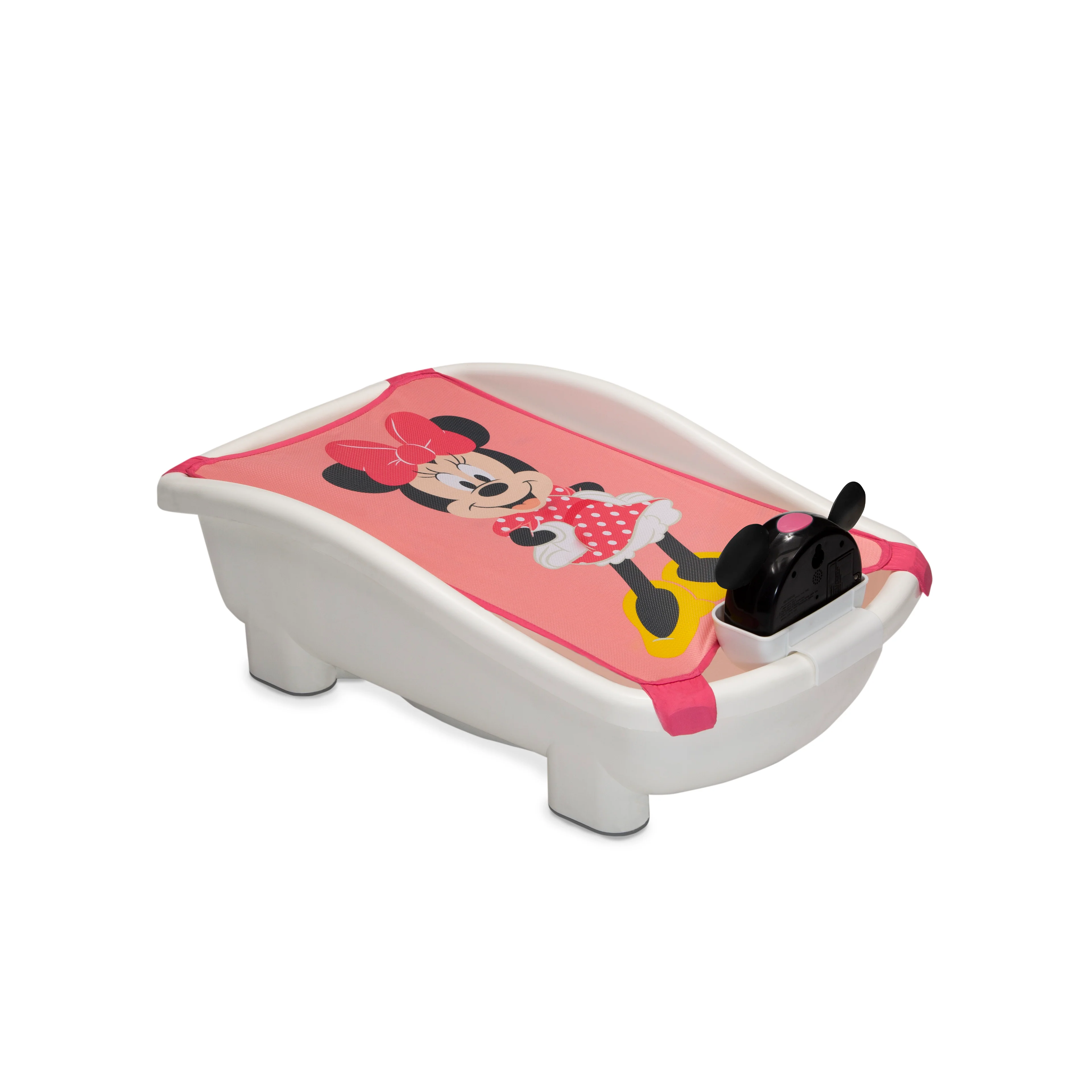Disney Minnie Mouse My First Bubble Bath – 3-in-1 Newborn to Toddler Bathtub with Sling and Bubble Blower - Image 4
