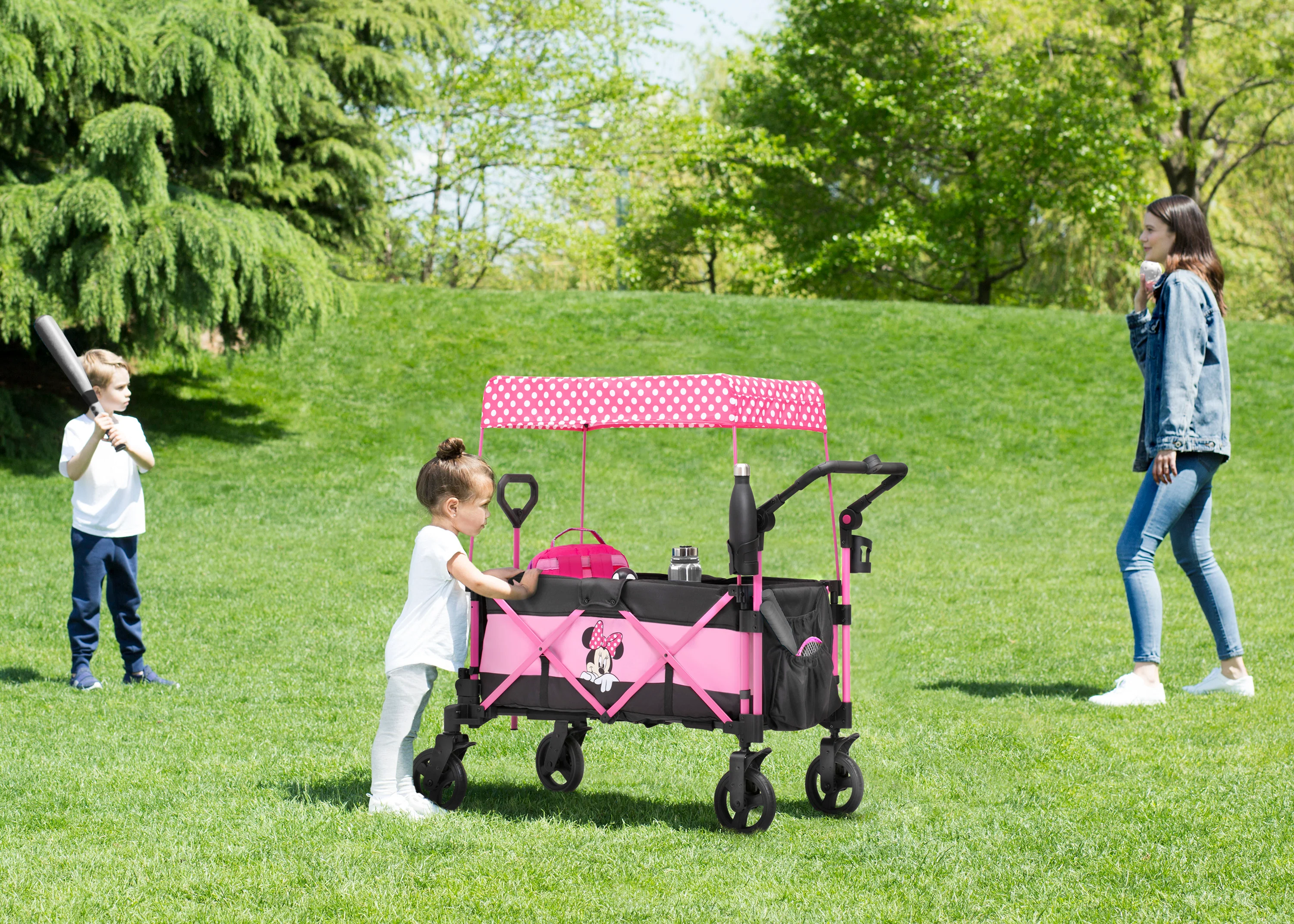 Disney Minnie Mouse Stroller Wagon - Image 3
