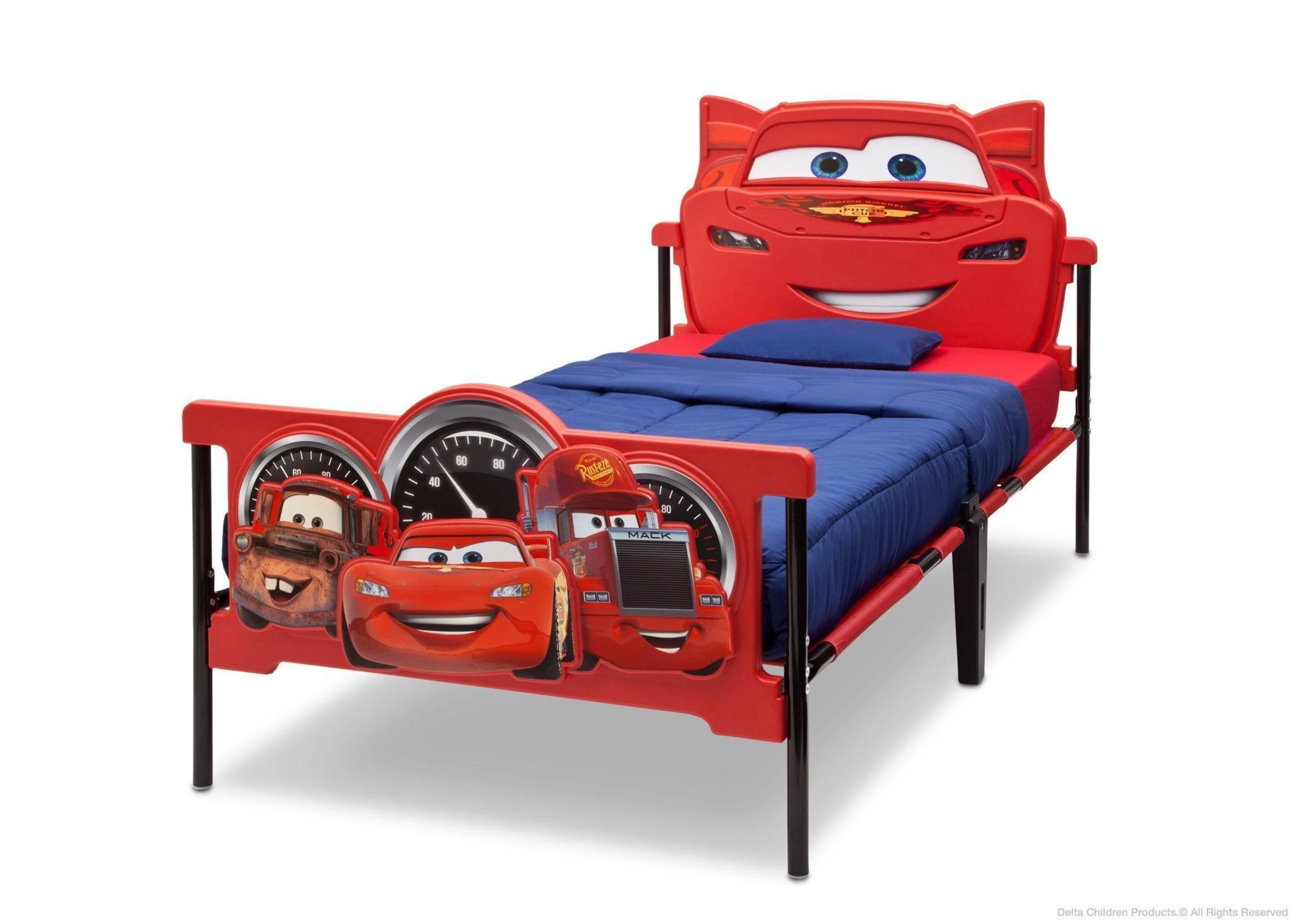 Cars Plastic 3D Twin Bed - Image 3