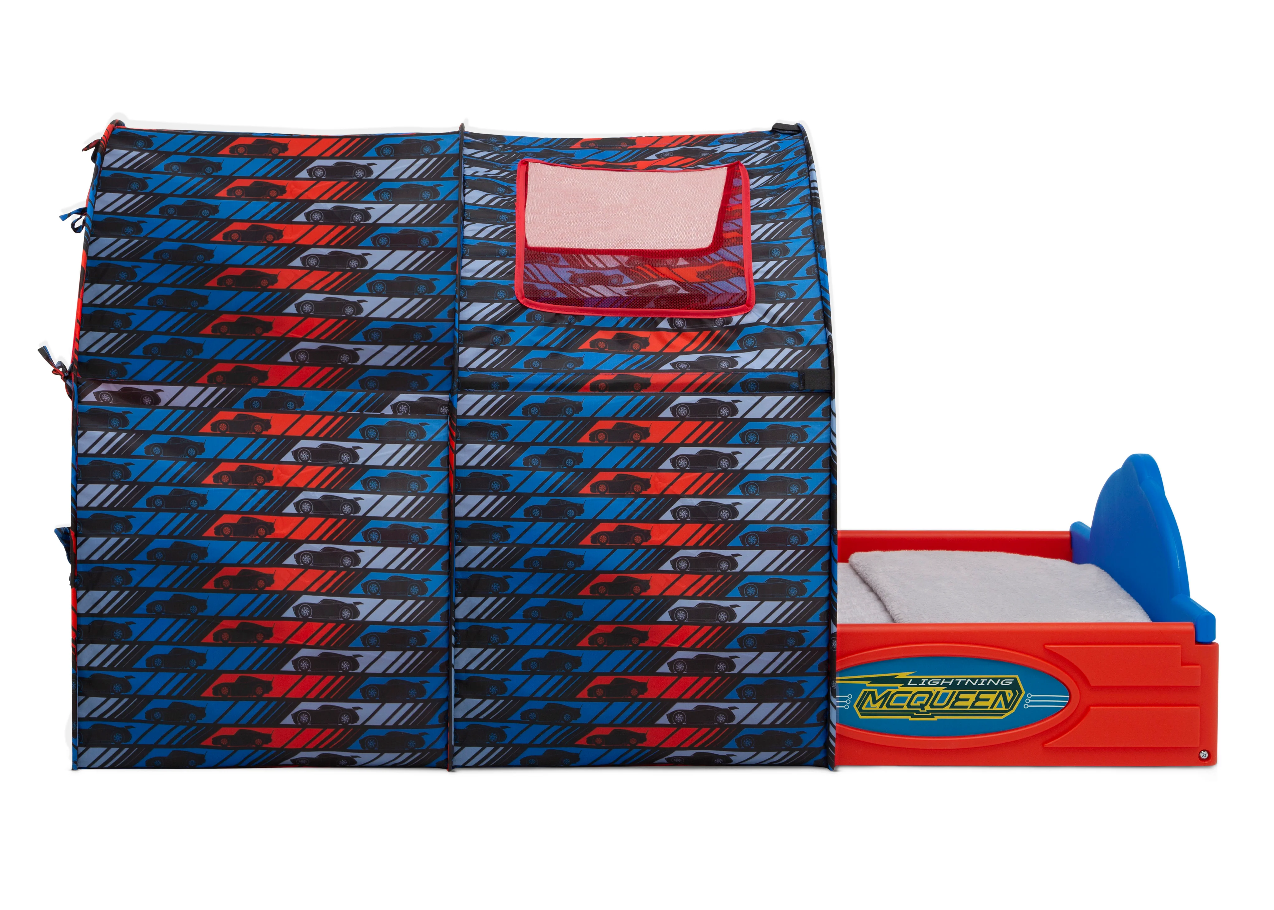Cars Sleep and Play Toddler Bed with Tent - Image 3