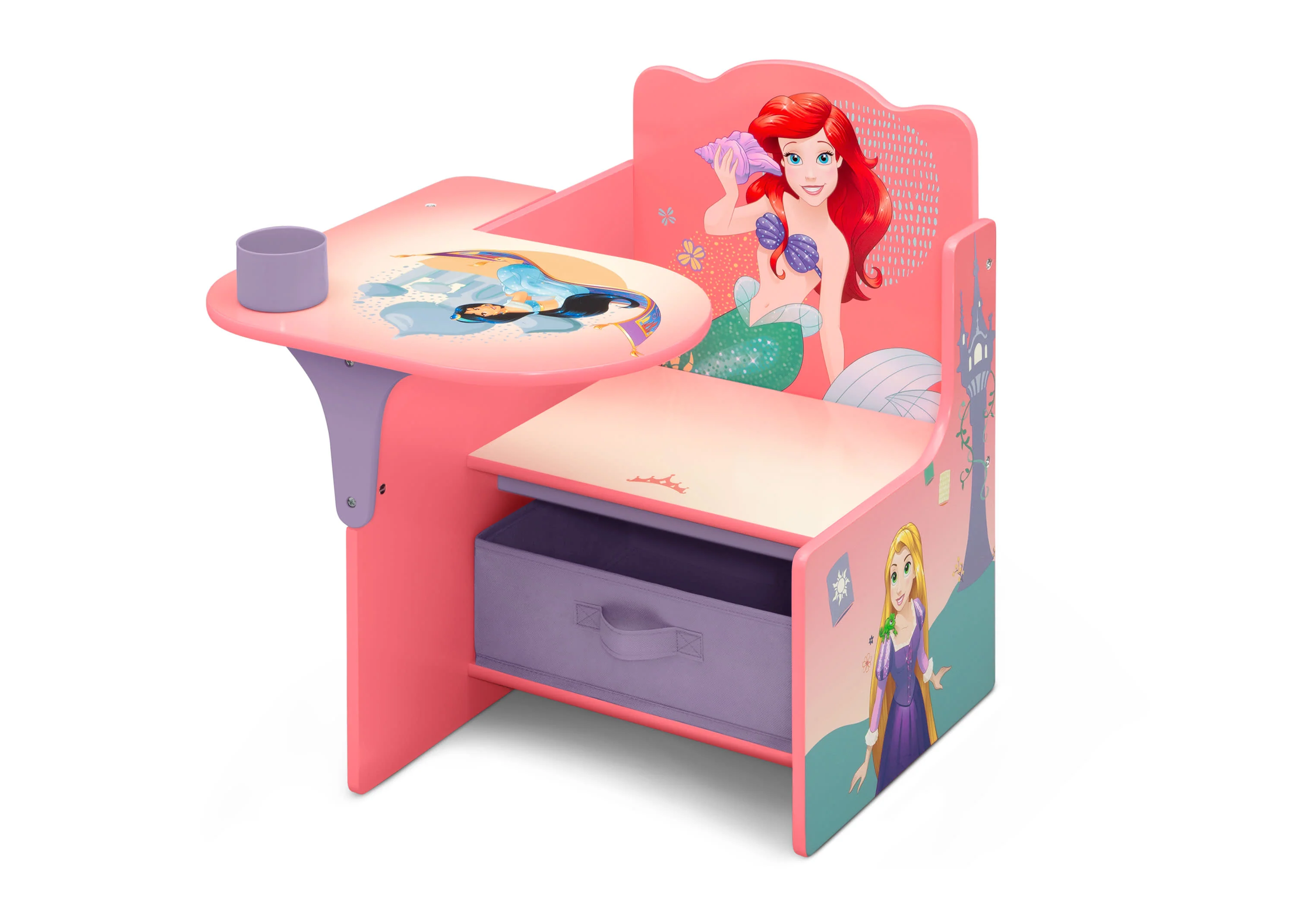 Princess Chair Desk with Storage Bin - Image 3