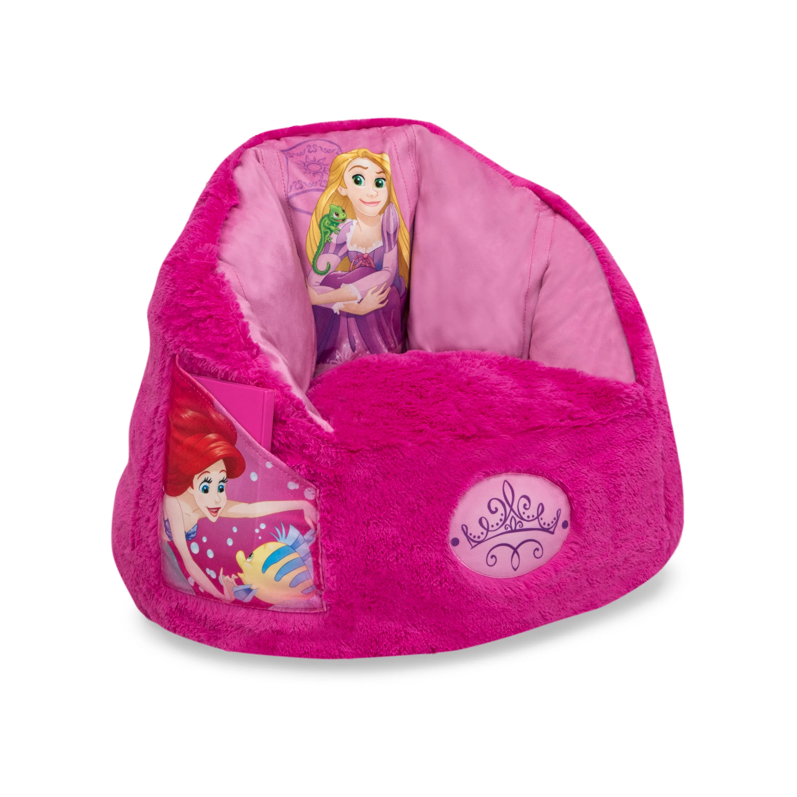 Disney Princess Cozee Fluffy Chair, Toddler Size (for Kids Up to 6 Years Old) - Image 3