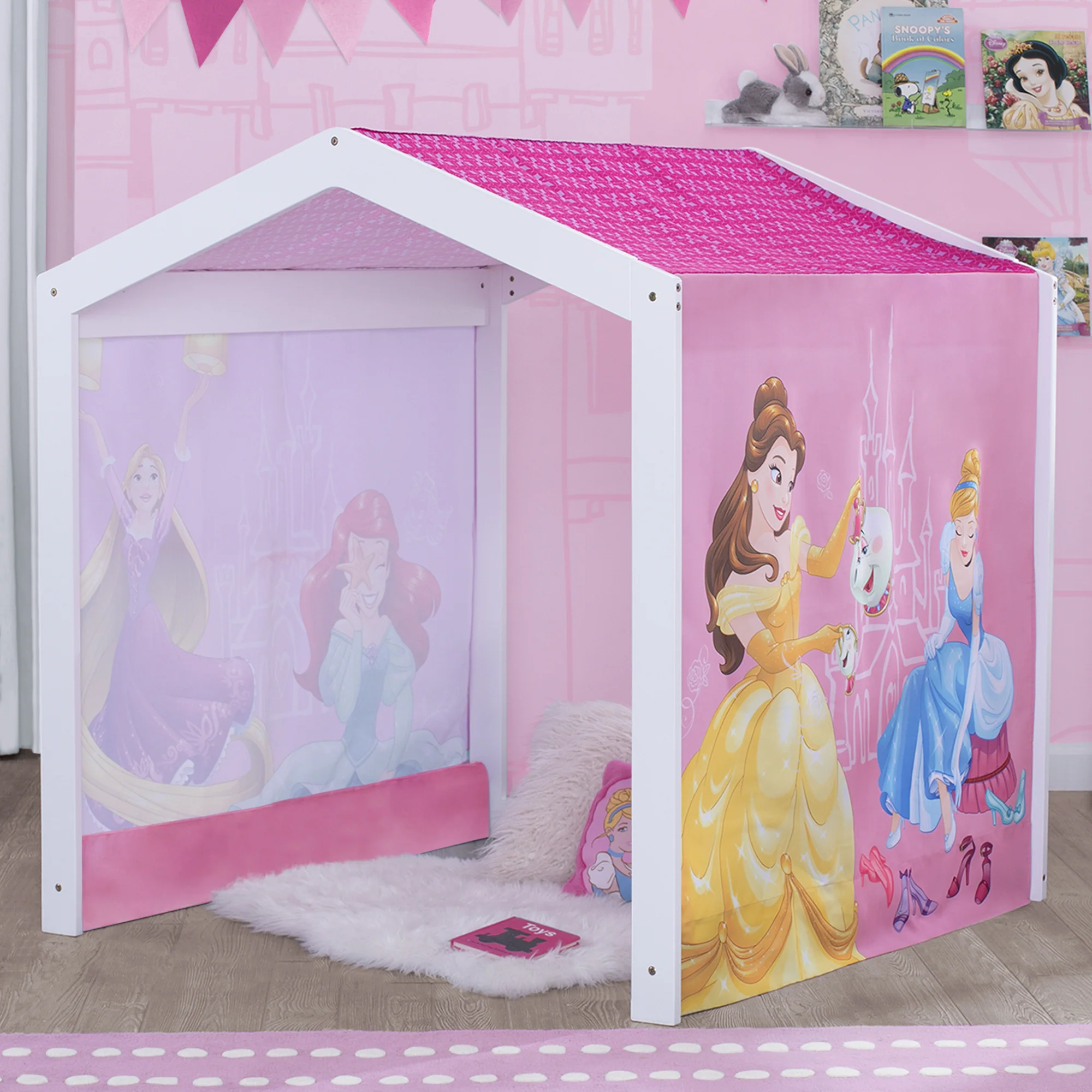 Disney Princess Indoor Playhouse with Fabric Tent - Image 5