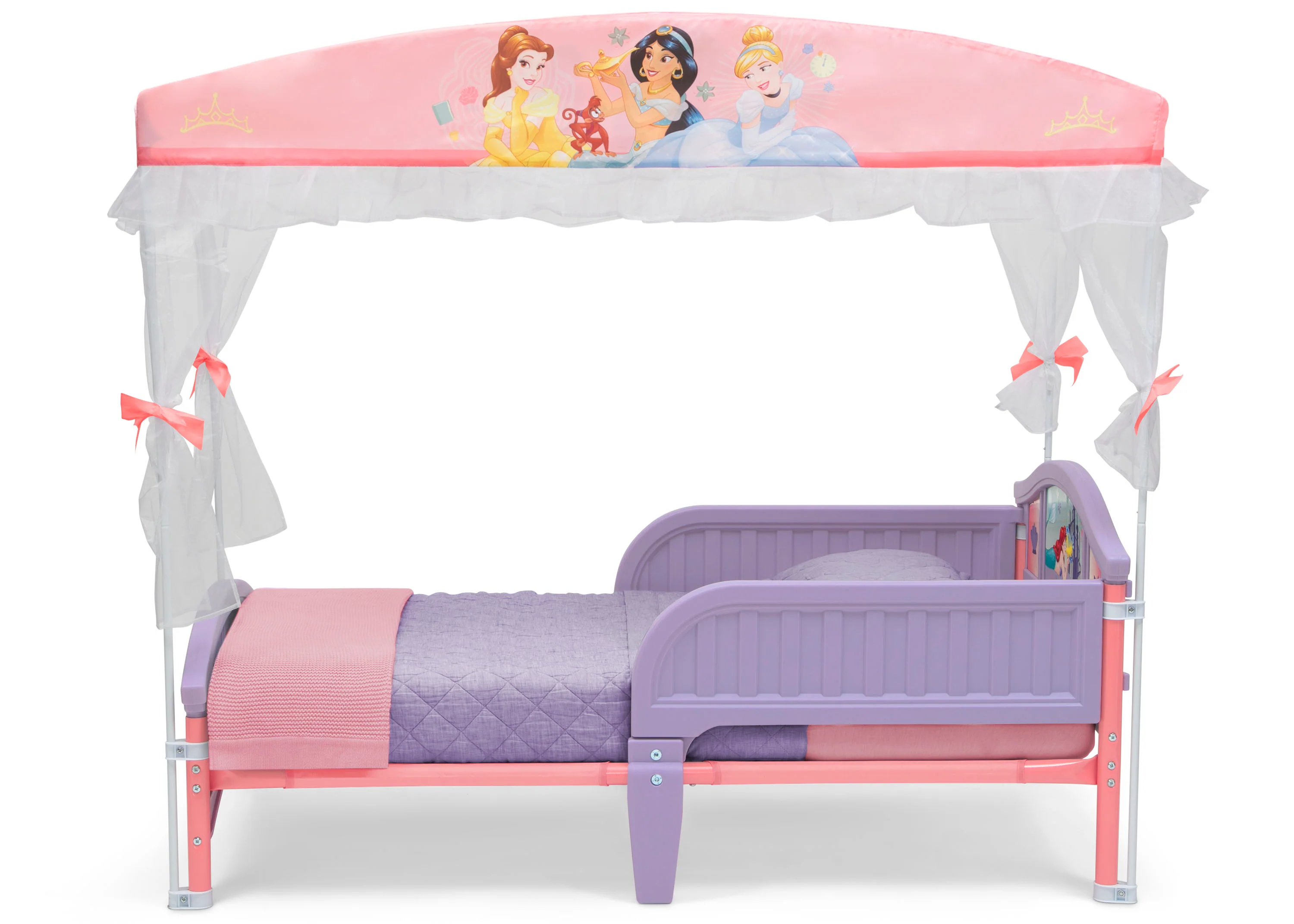 Princess Plastic Toddler Bed with Canopy - Image 3