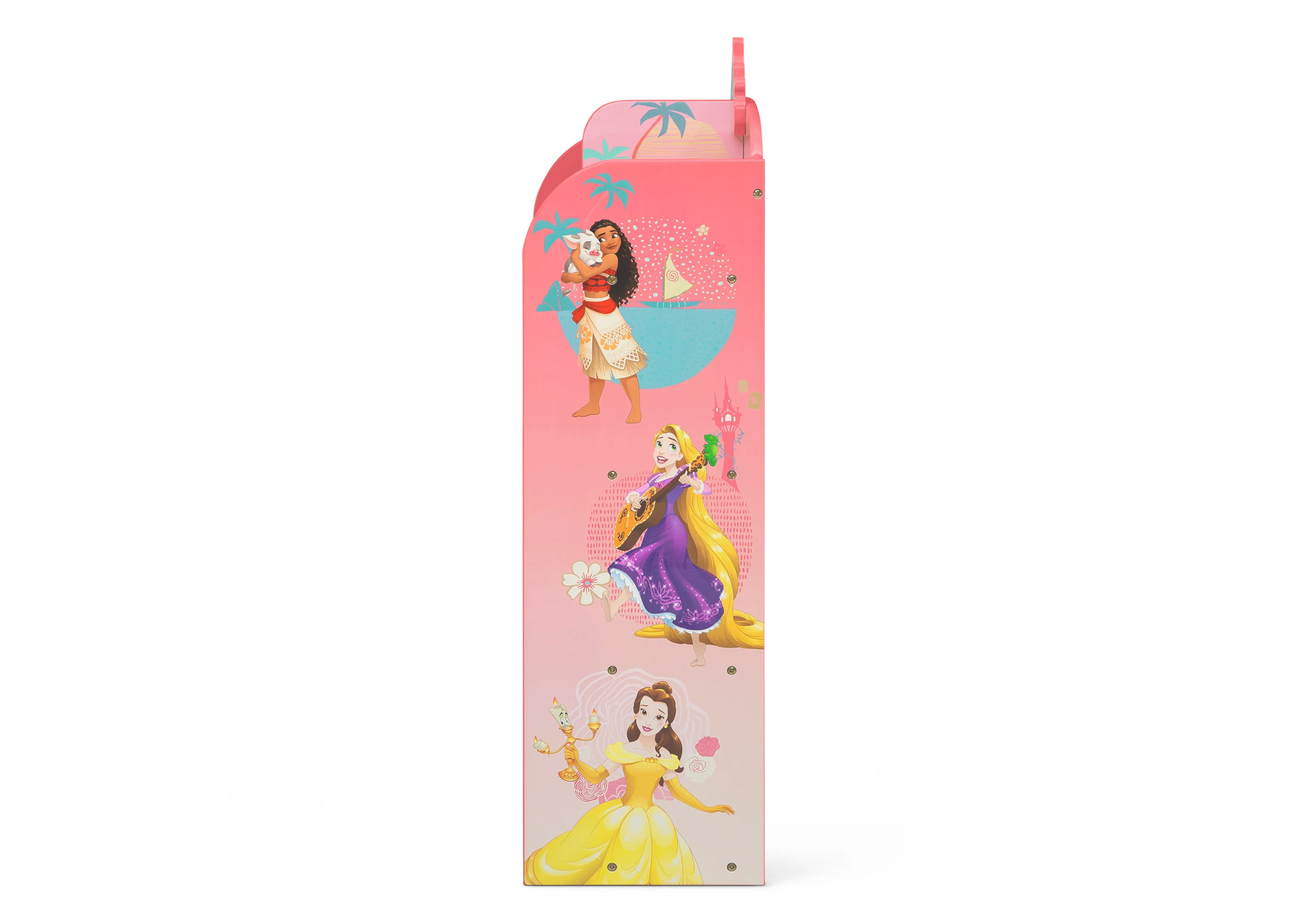 Disney Princess Wooden Playhouse 4-Shelf Bookcase - Image 4