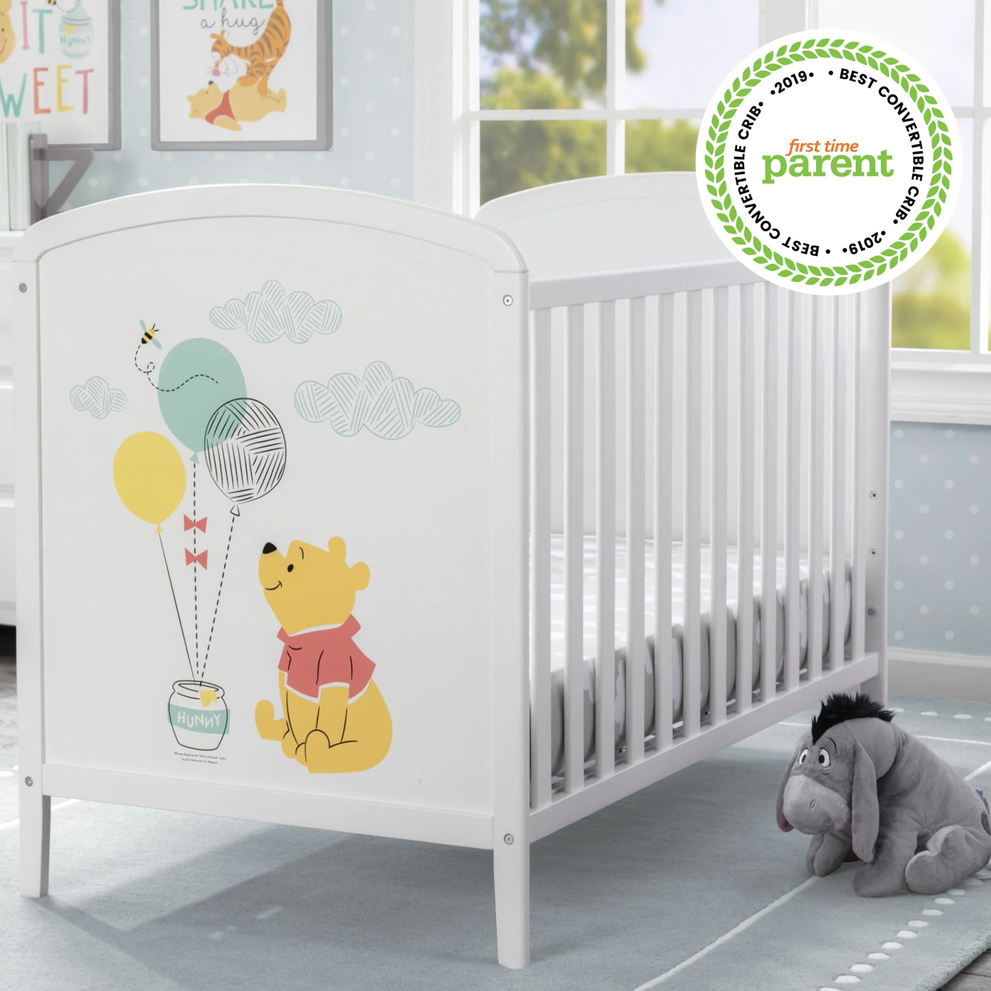Disney Winnie The Pooh 3-in-1 Convertible Crib - Image 8