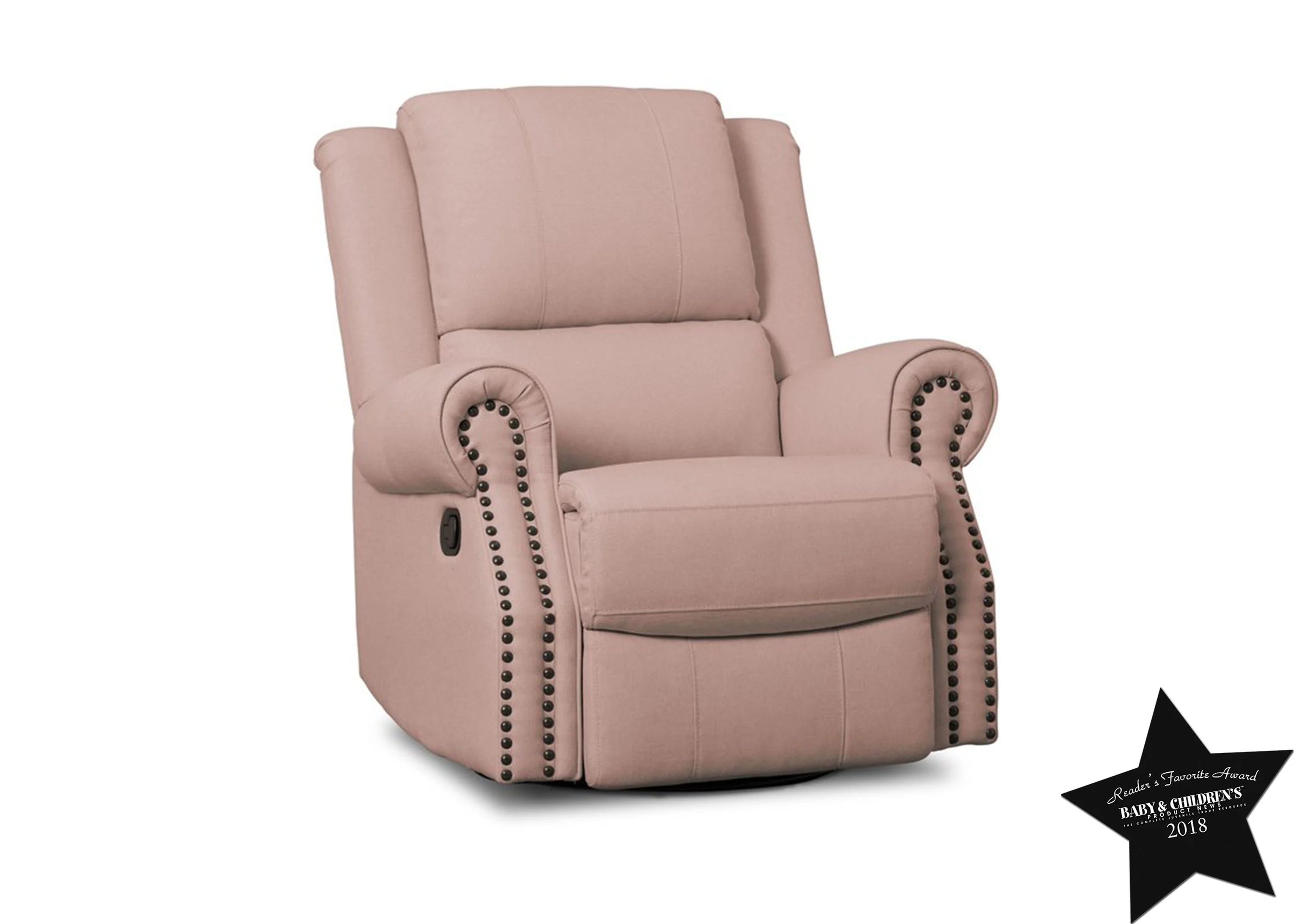 Drake Nursery Recliner Swivel Glider Chair - Image 15