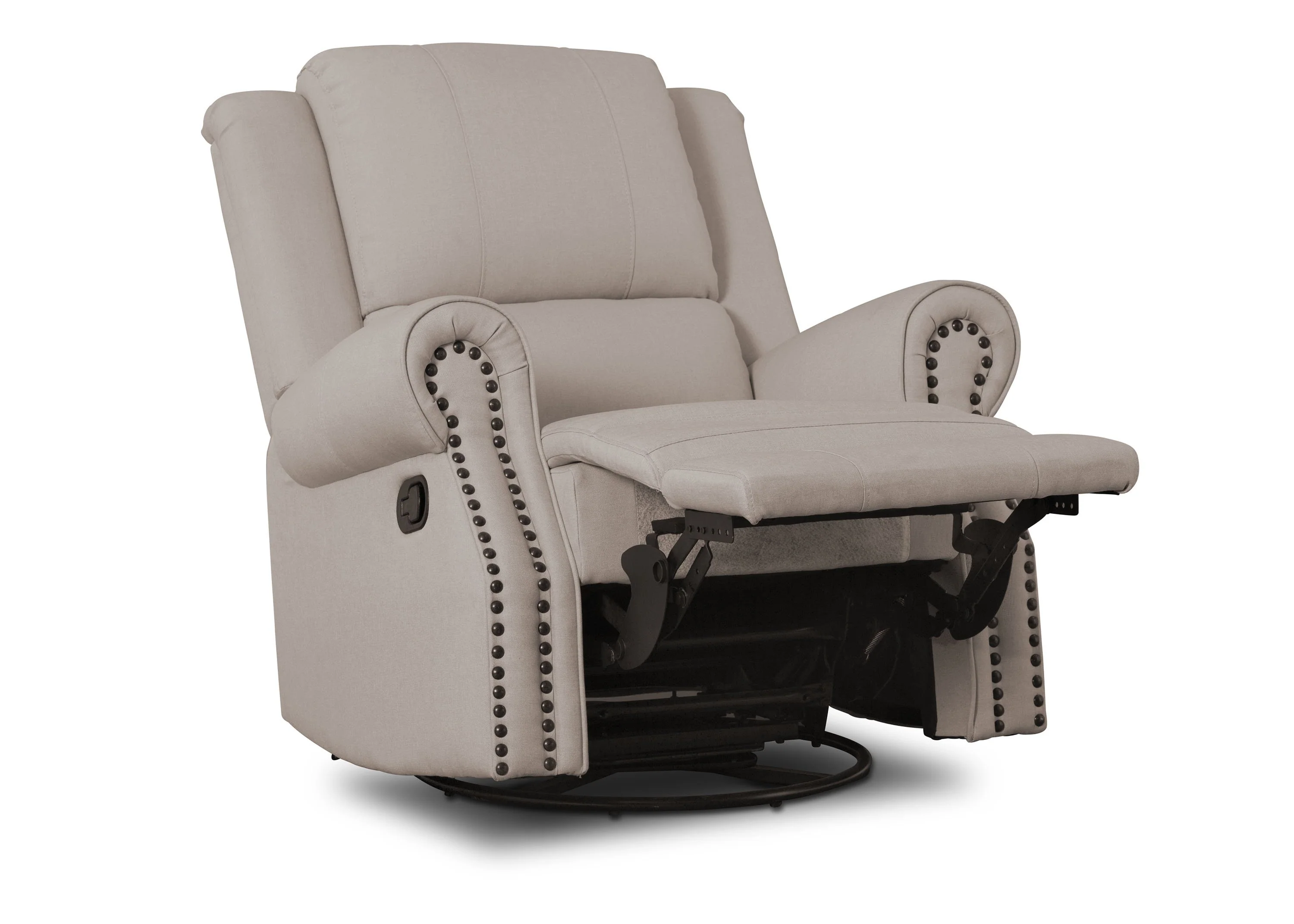 Drake Nursery Recliner Swivel Glider Chair - Image 9