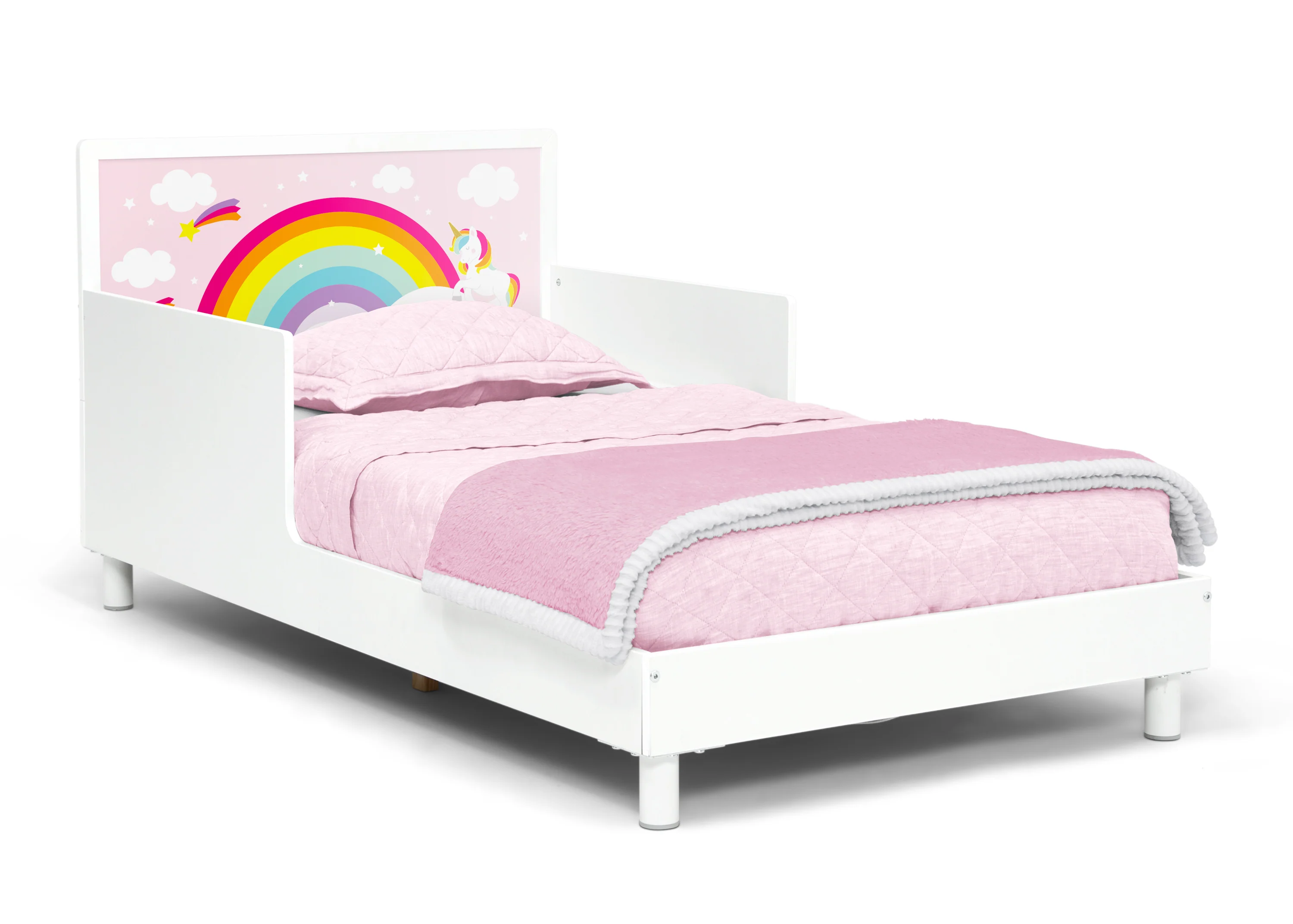 Dreamer Toddler Bed (Choose from Dinosaur or Rainbow Headboard Stickers) - Image 4