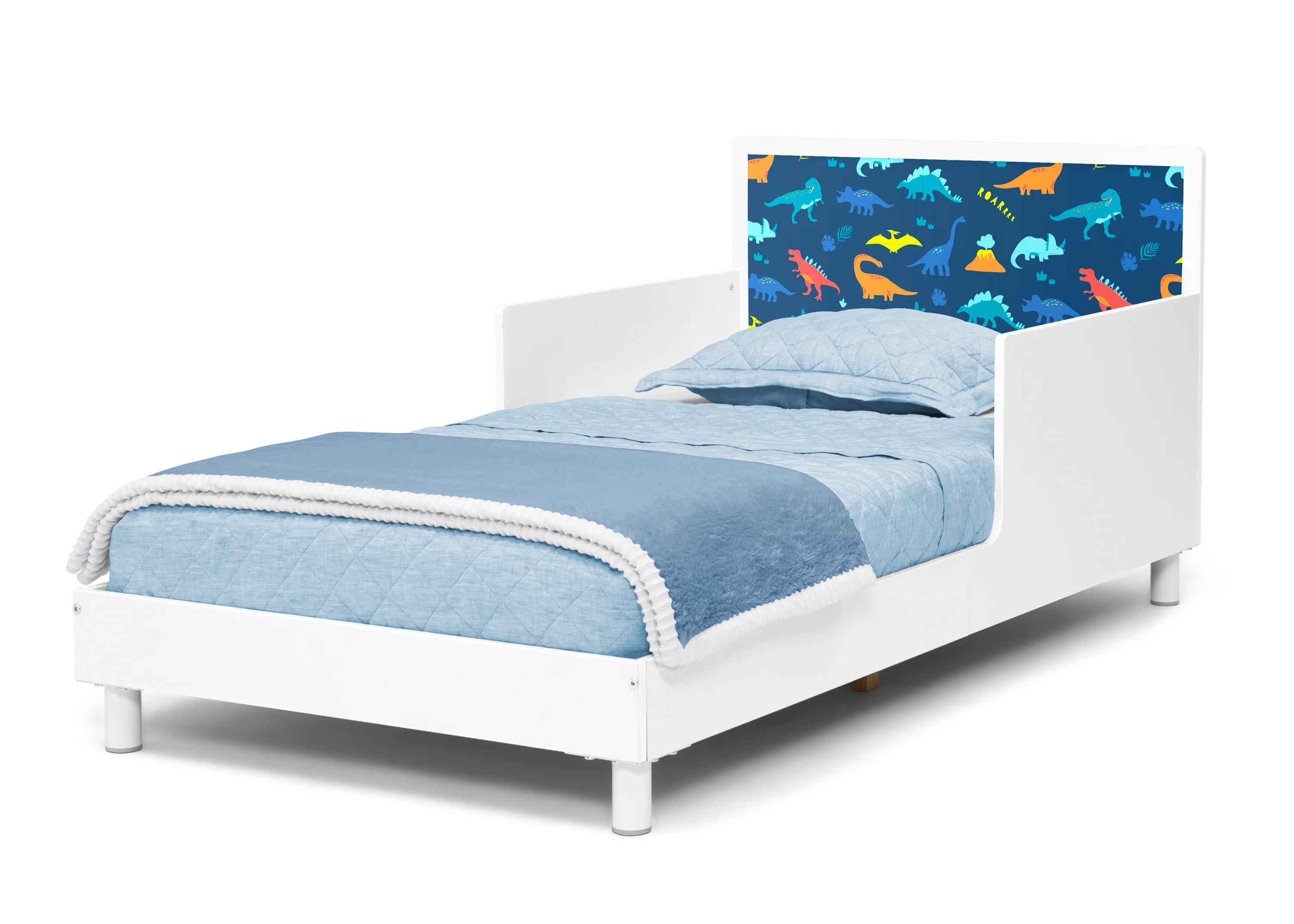 Dreamer Toddler Bed (Choose from Dinosaur or Rainbow Headboard Stickers) - Image 5