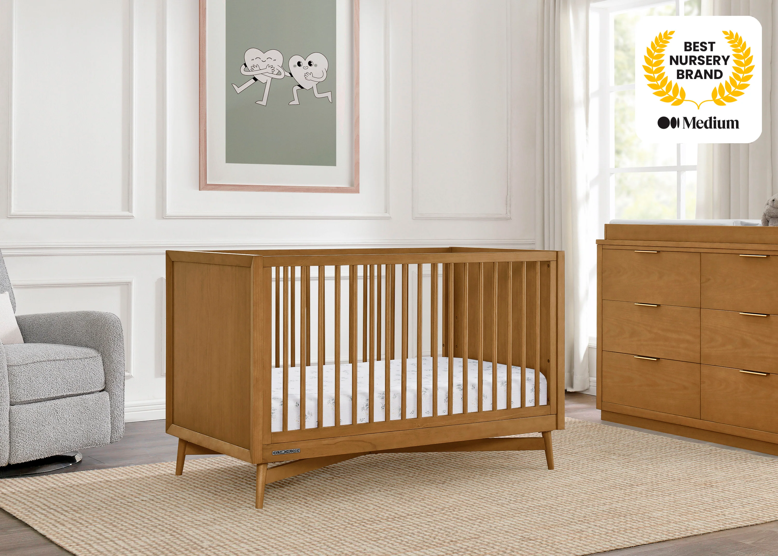 Dylan 4-in-1 Convertible Crib - Image 2