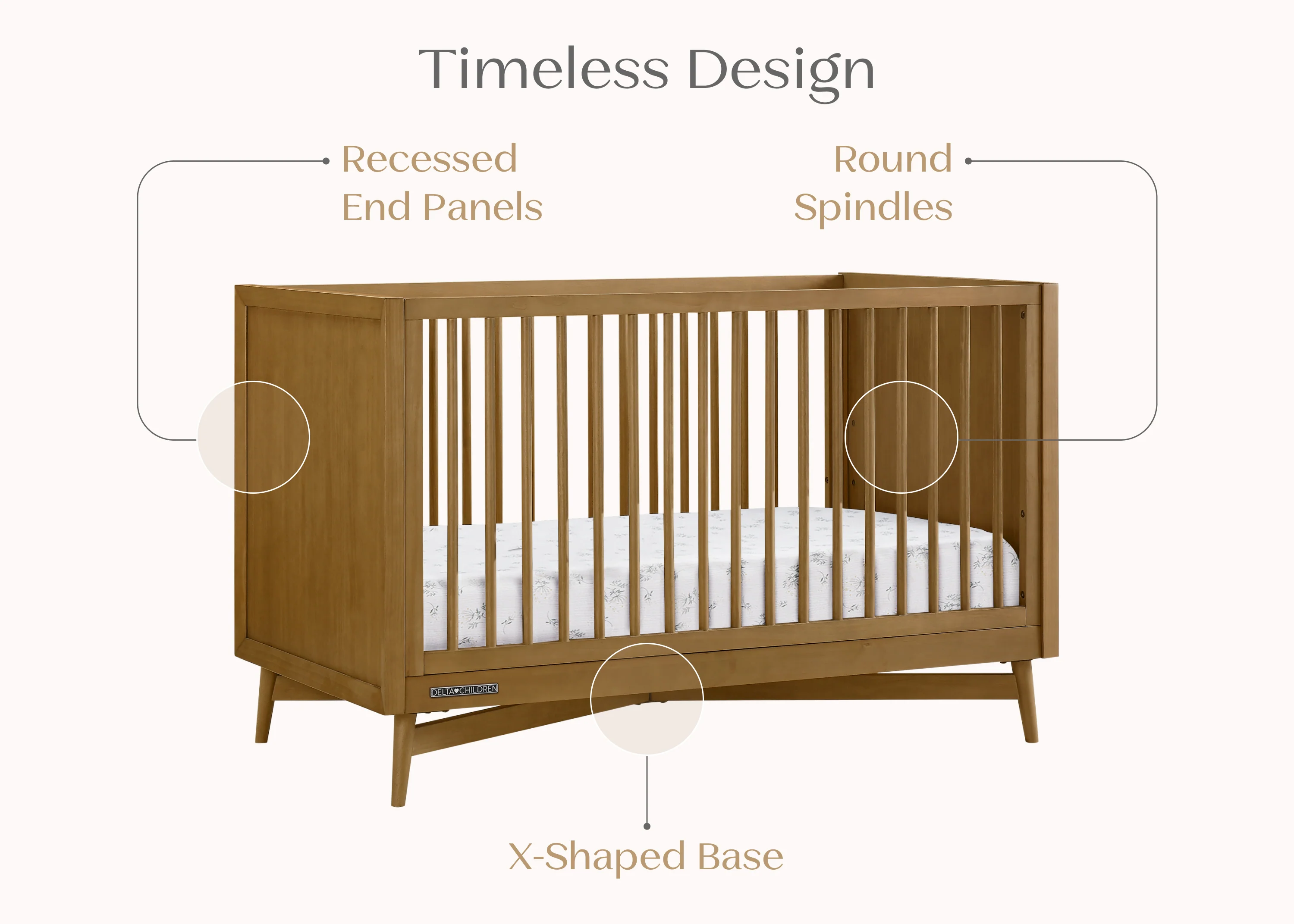 Dylan 4-in-1 Convertible Crib - Image 6
