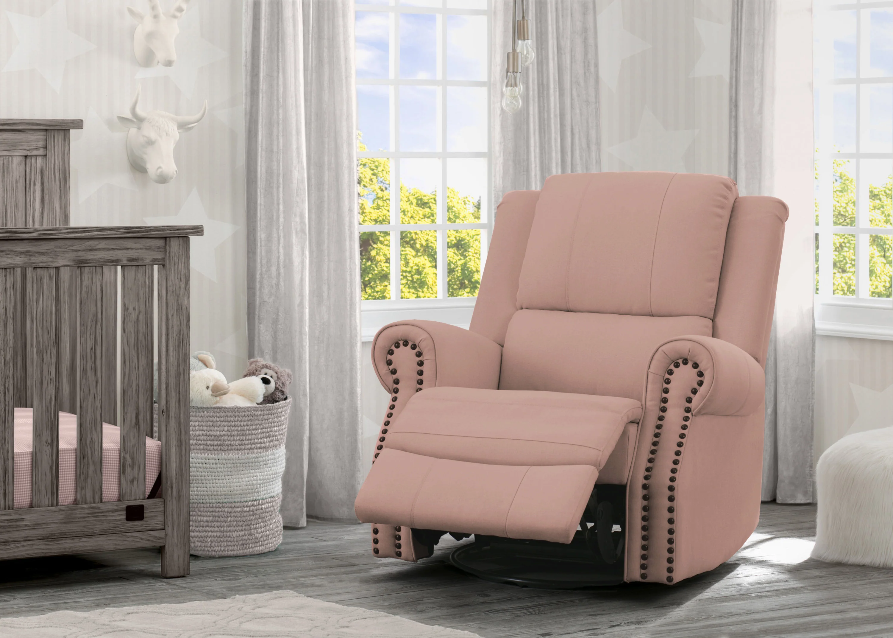 Dylan Nursery Recliner Glider Swivel Chair - Image 13