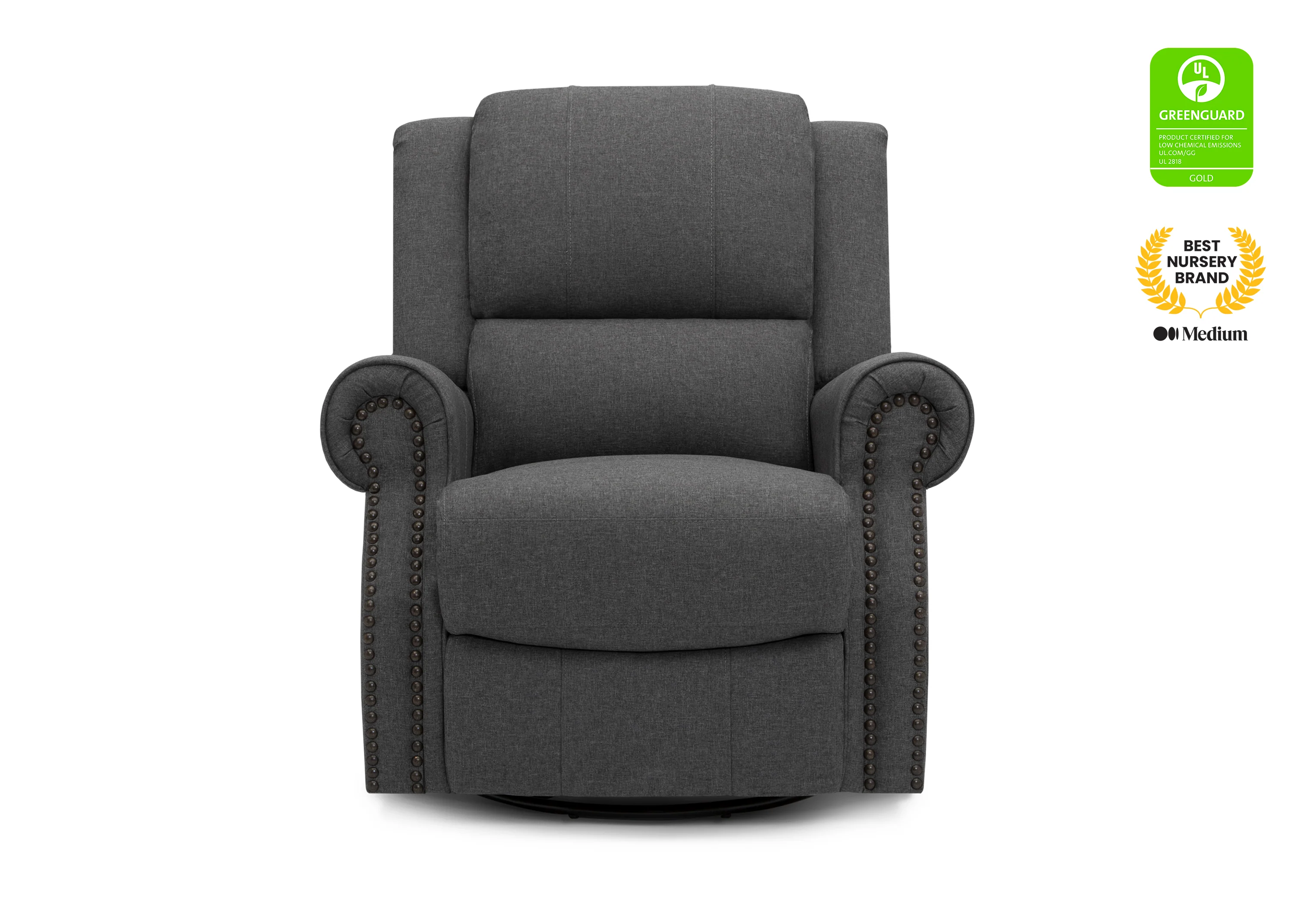 Dylan Nursery Recliner Glider Swivel Chair - Image 9