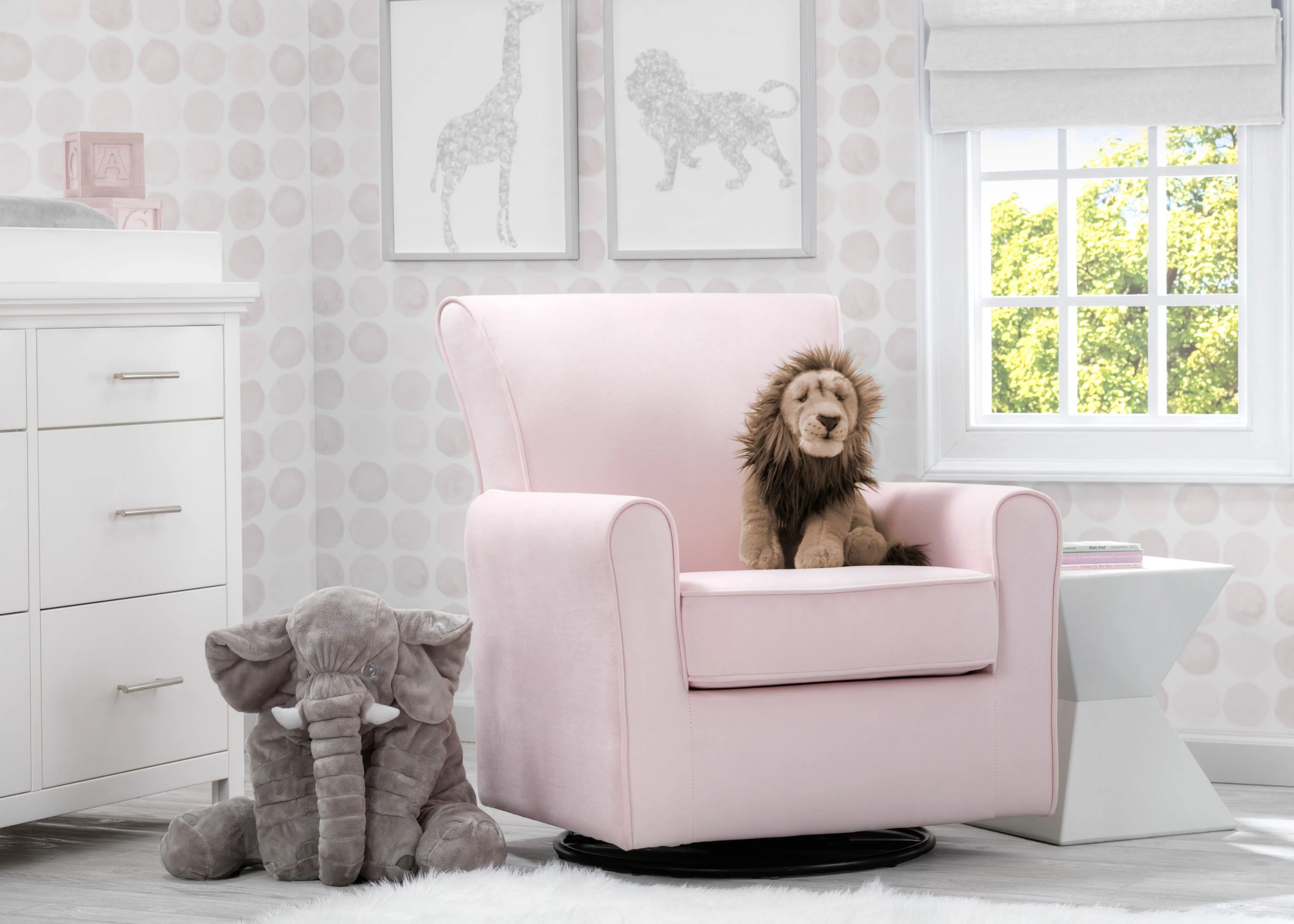 Elena Nursery Glider Swivel Rocker Chair