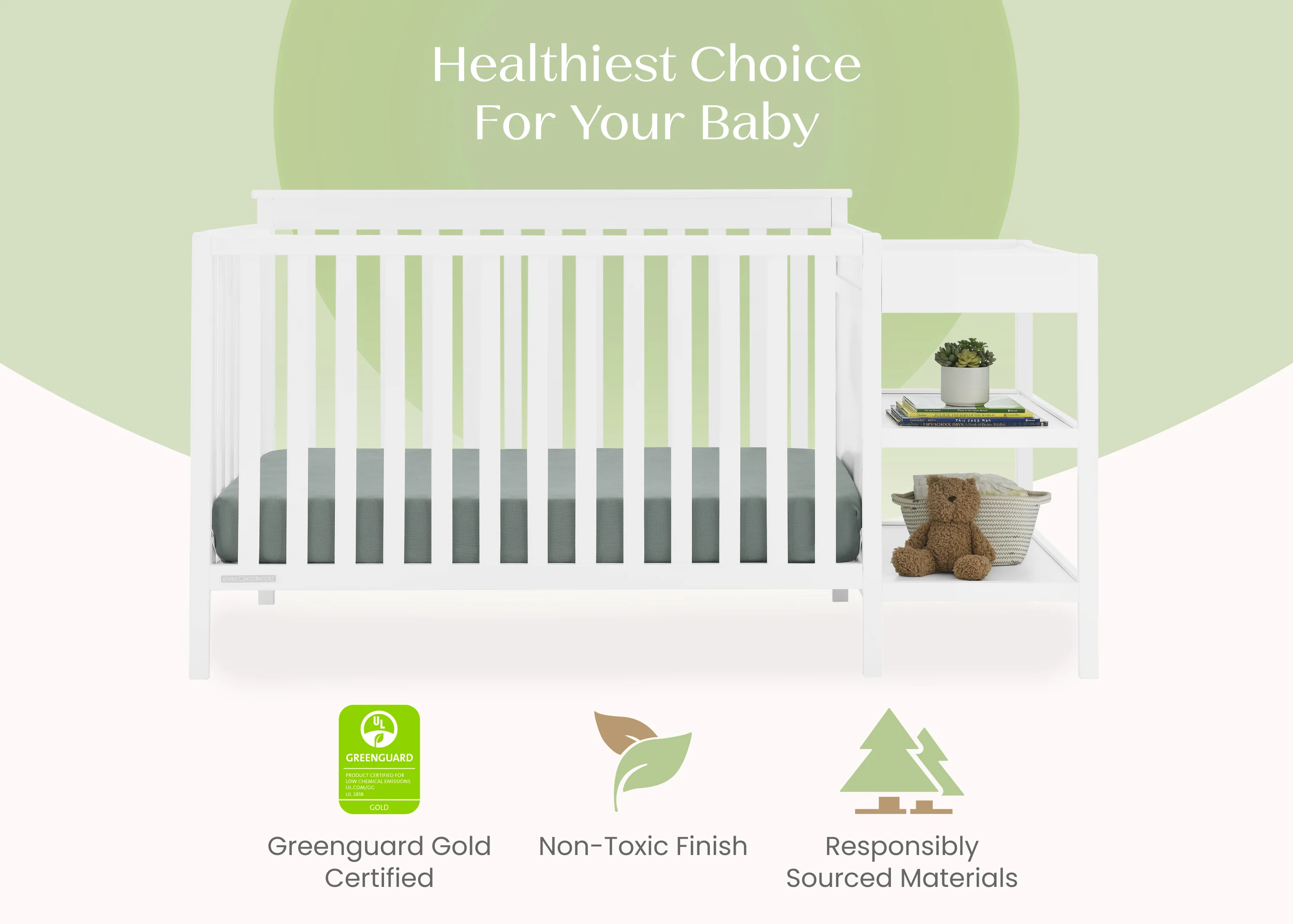 Ellie 5-in-1 Convertible Crib and Changer - Image 21